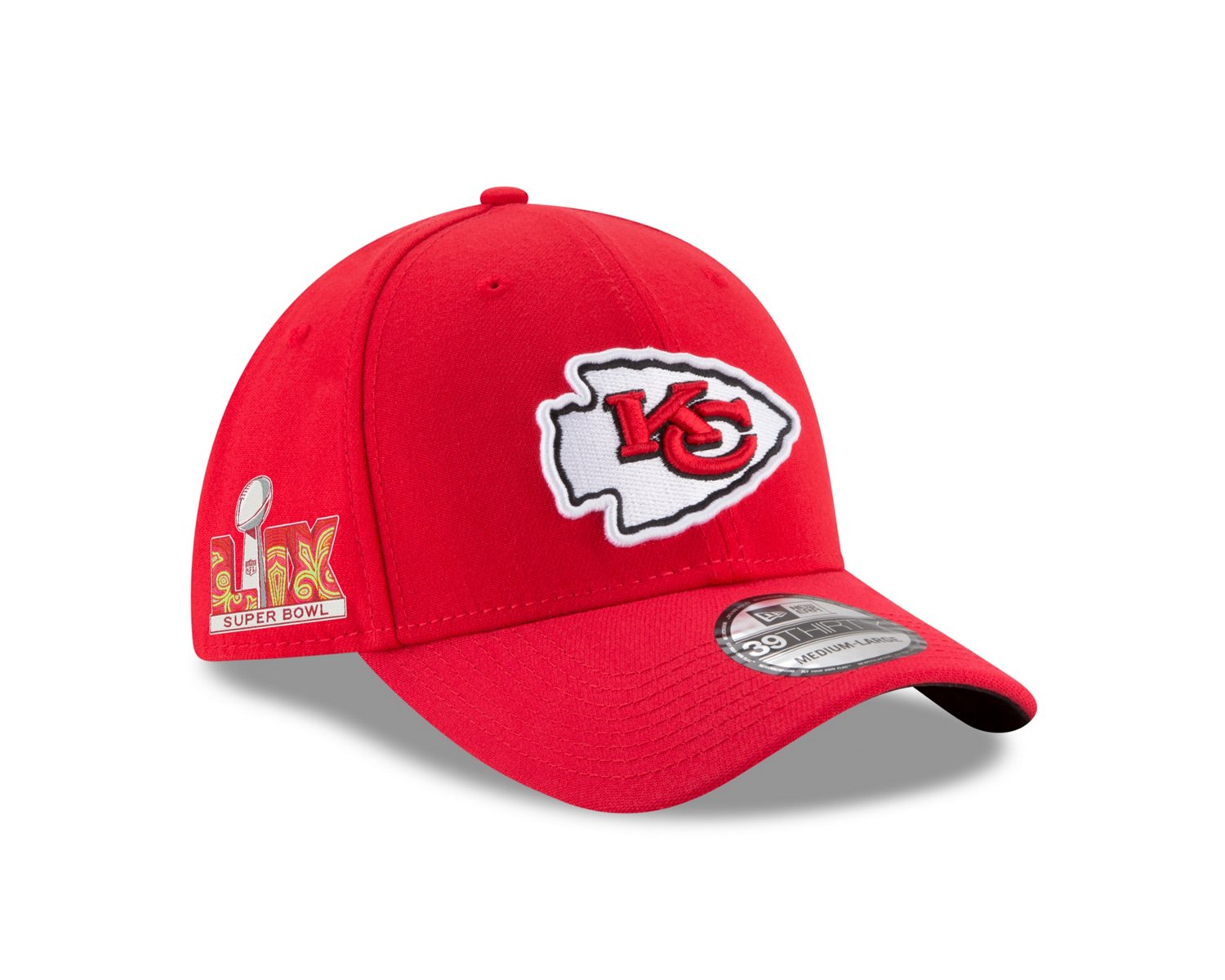 Kansas City Chiefs New Era Triple Outline 39THIRTY Flex Hat