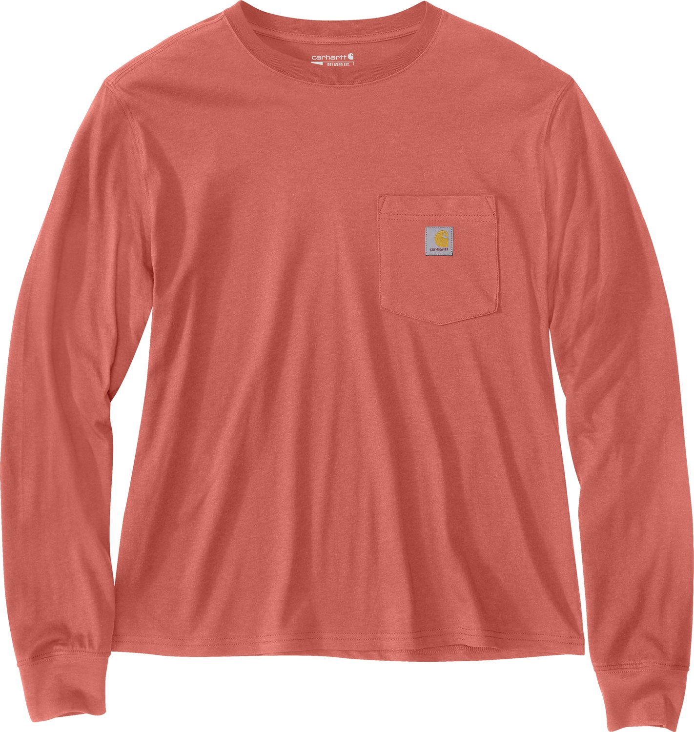 Carhartt Women's Loose Fit Lightweight Pocket Crewneck Long Sleeve T-shirt