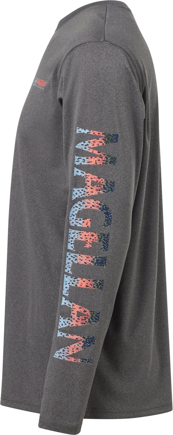 Magellan Outdoors Men's Casting Crew Long Sleeve T-shirt                                                                         - view number 5