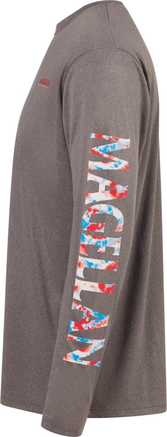 Magellan Outdoors Men's Casting Crew Long Sleeve T-shirt                                                                         - view number 5