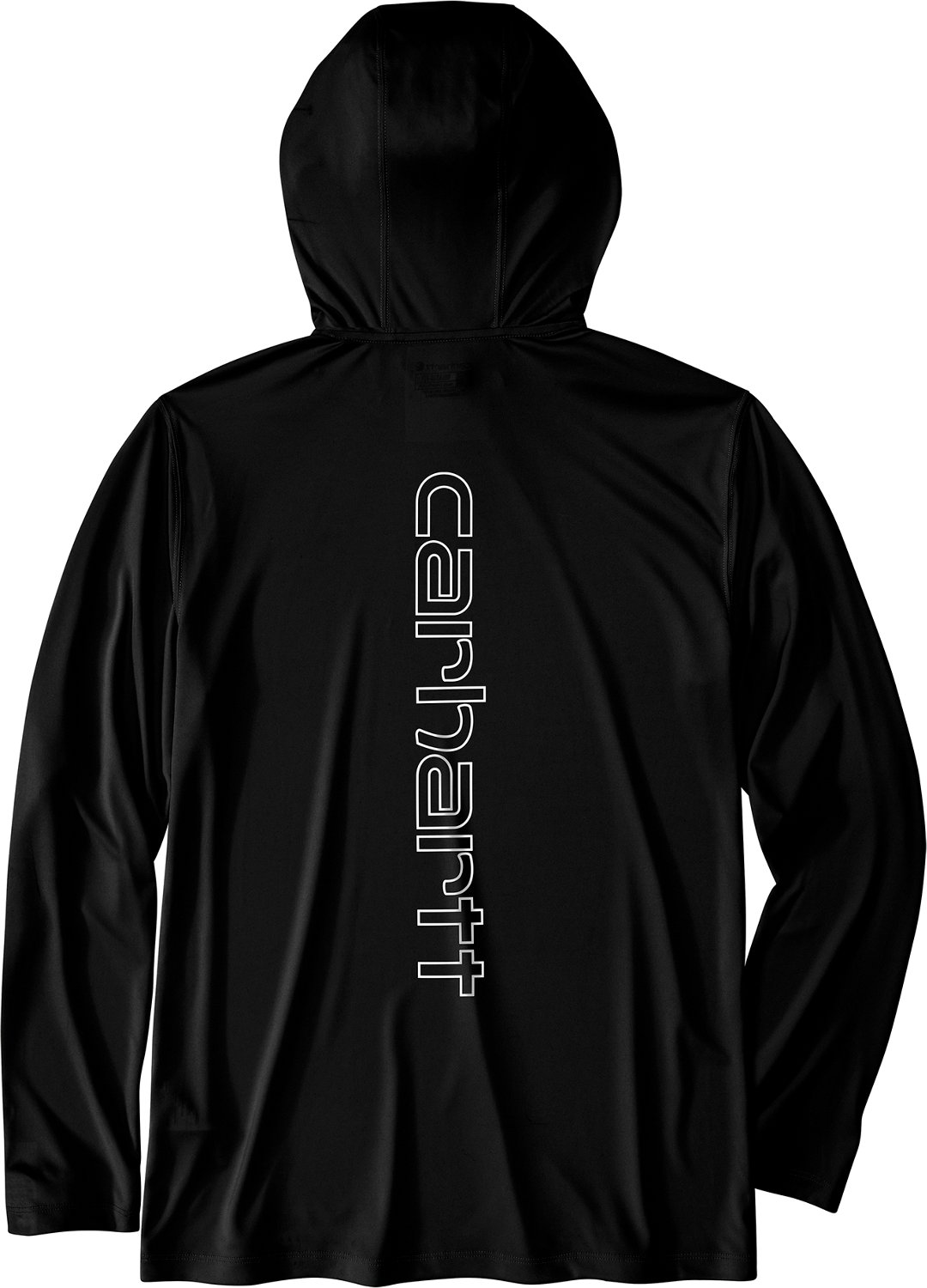 Carhartt Men's Force Sun Defender Lightweight Hooded Long Sleeve T-shirt                                                         - view number 3