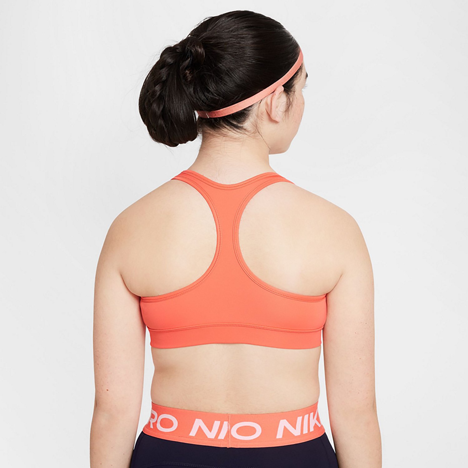 Nike Kids' Dri-FIT Swoosh Sports Bra                                                                                             - view number 2