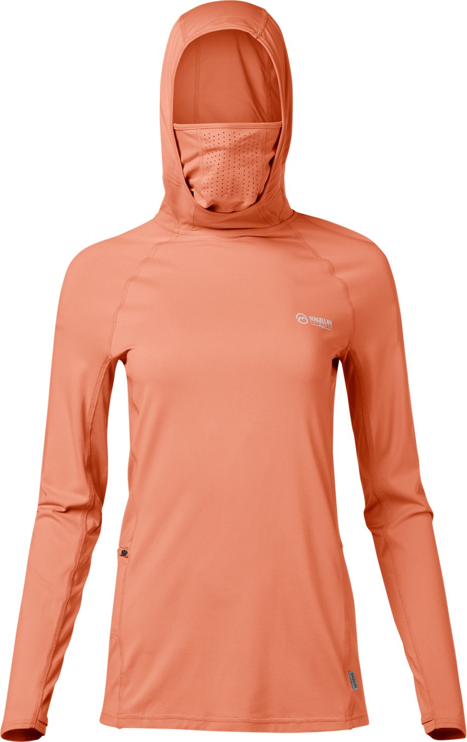 Magellan Outdoors Women's Pro Long sleeve Gaiter Hoodie                                                                          - view number 1