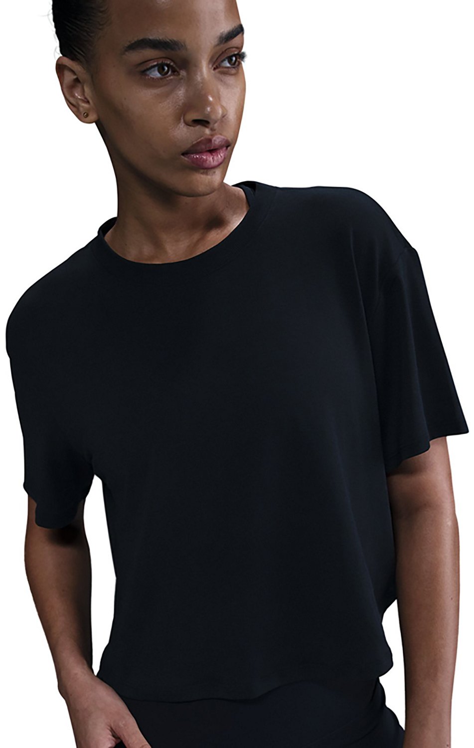 Nike Women's One Relaxed Dri-FIT Cropped Short-Sleeve Top - view number 3