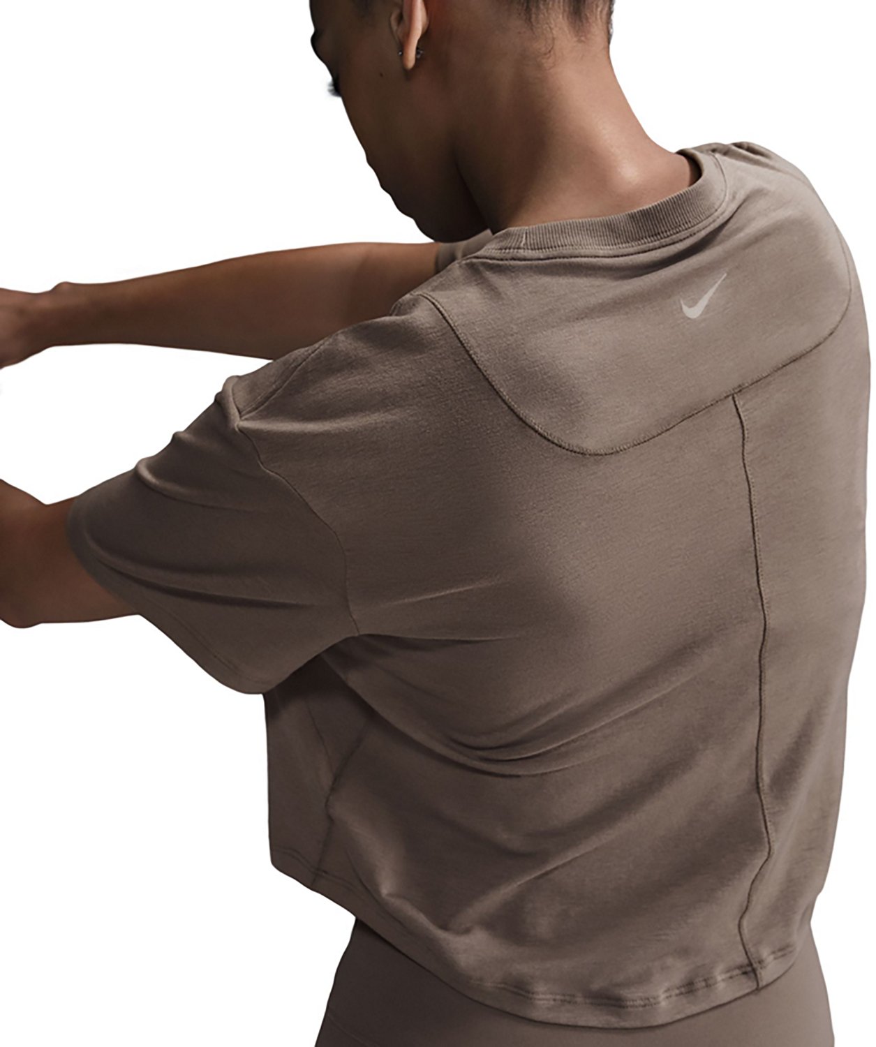 Nike Women's One Relaxed Dri-FIT Cropped Short-Sleeve Top - view number 4