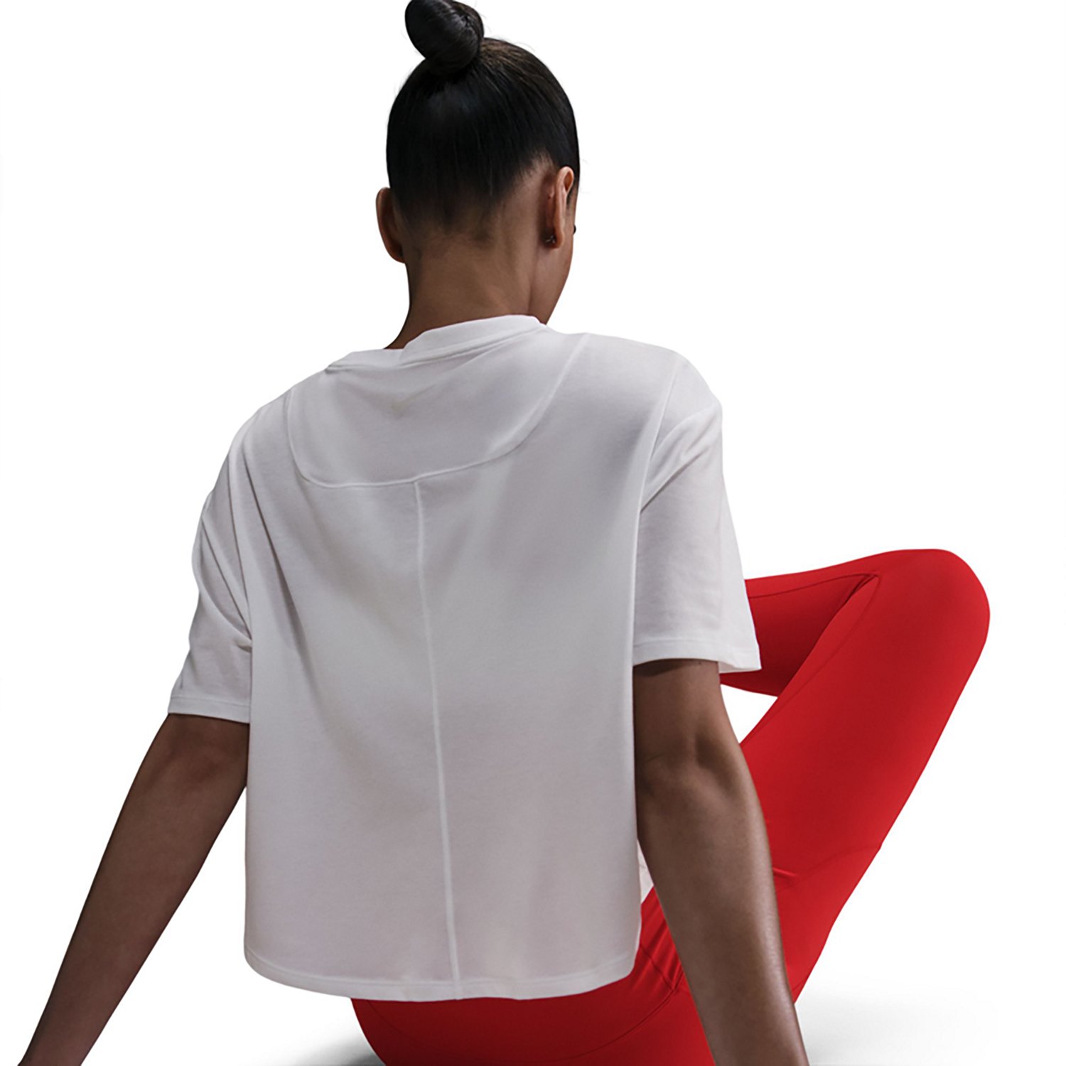 Nike Women's One Relaxed Dri-FIT Cropped Short-Sleeve Top - view number 4