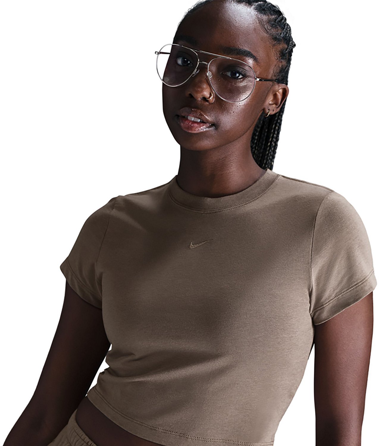 Nike Women's Sportswear Chill Knit Cropped T-shirt - view number 3