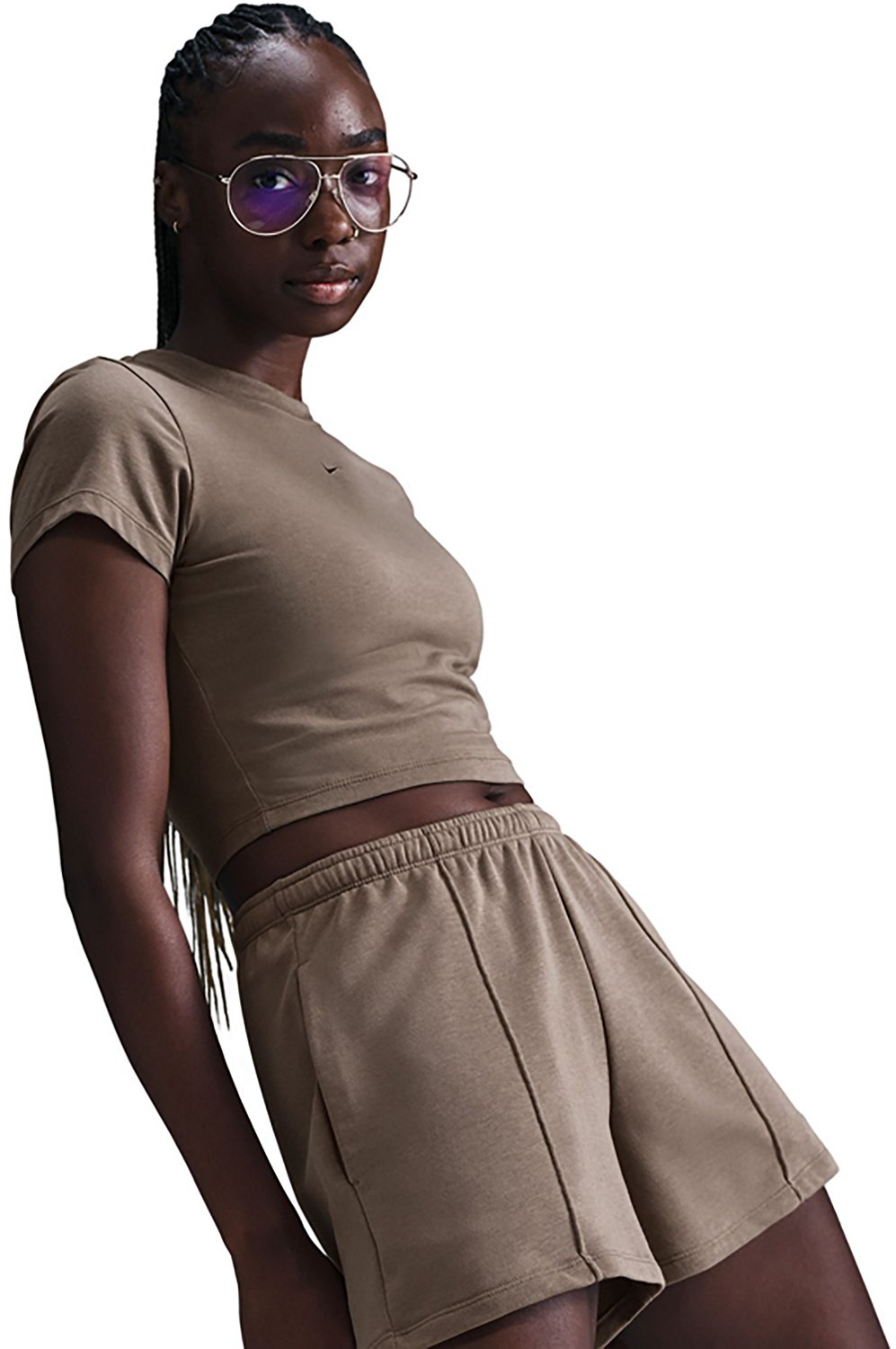Nike Women's Sportswear Chill Knit Cropped T-shirt - view number 5