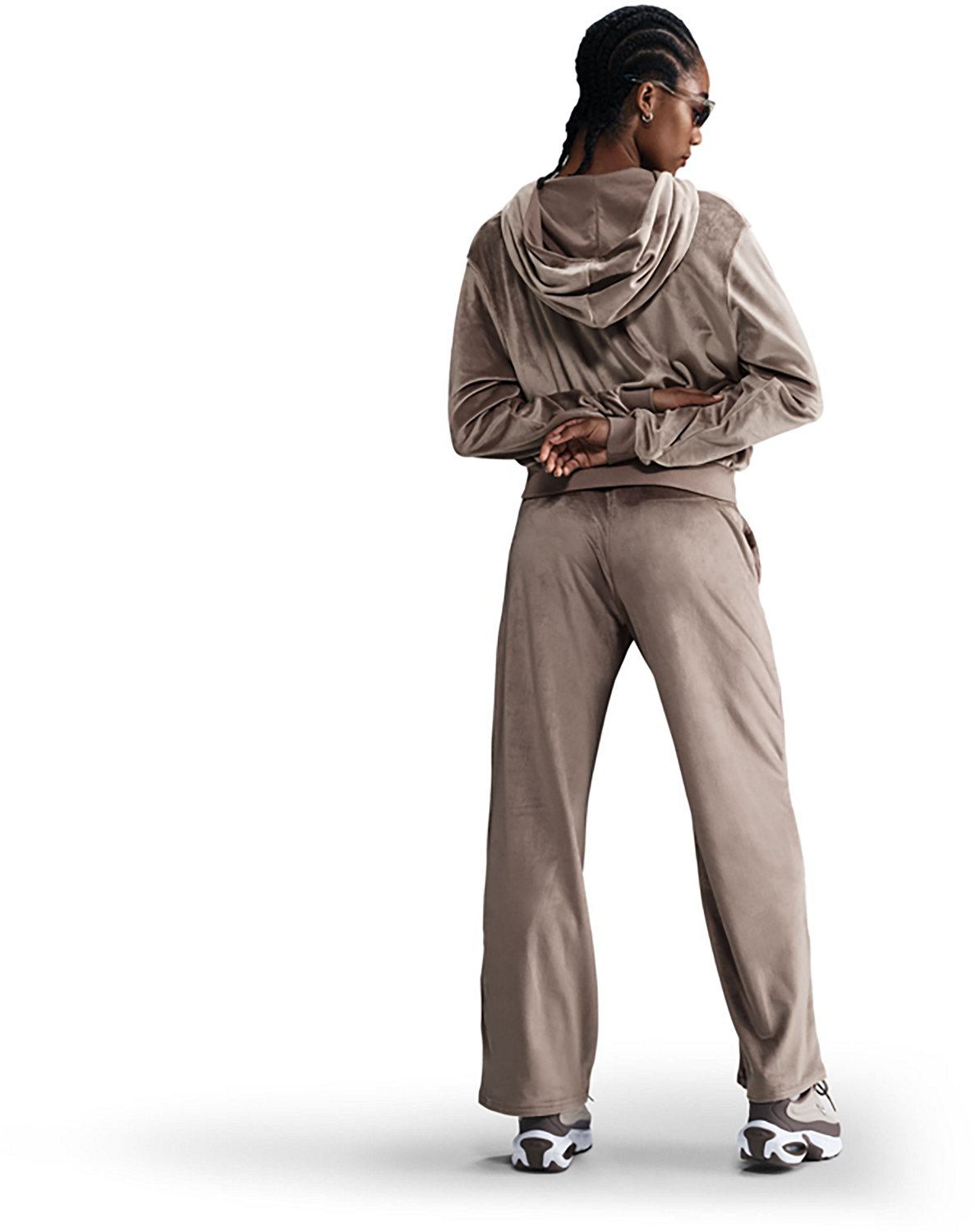 Nike Women's Sportswear Chill Knit Loose Velour Full-Zip Hoodie - view number 2