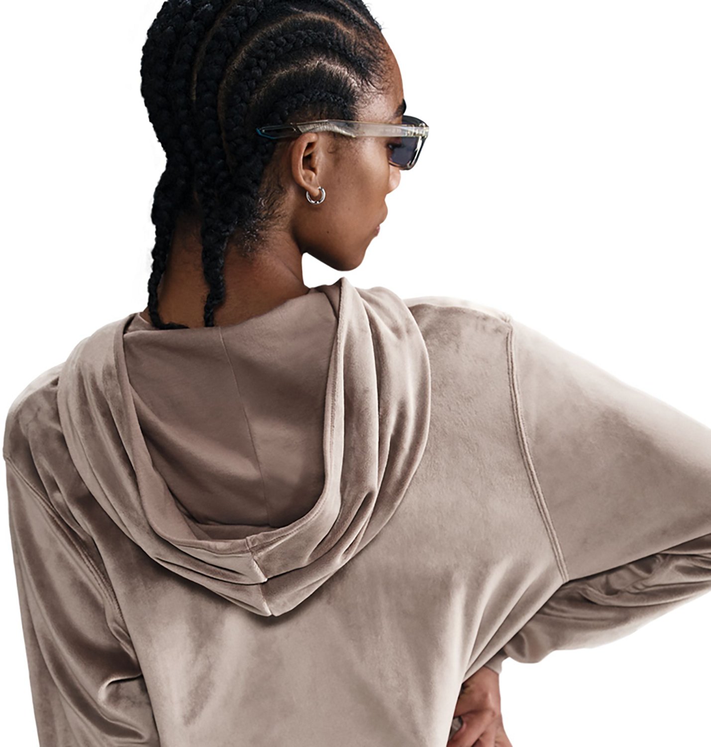 Nike Women's Sportswear Chill Knit Loose Velour Full-Zip Hoodie - view number 4