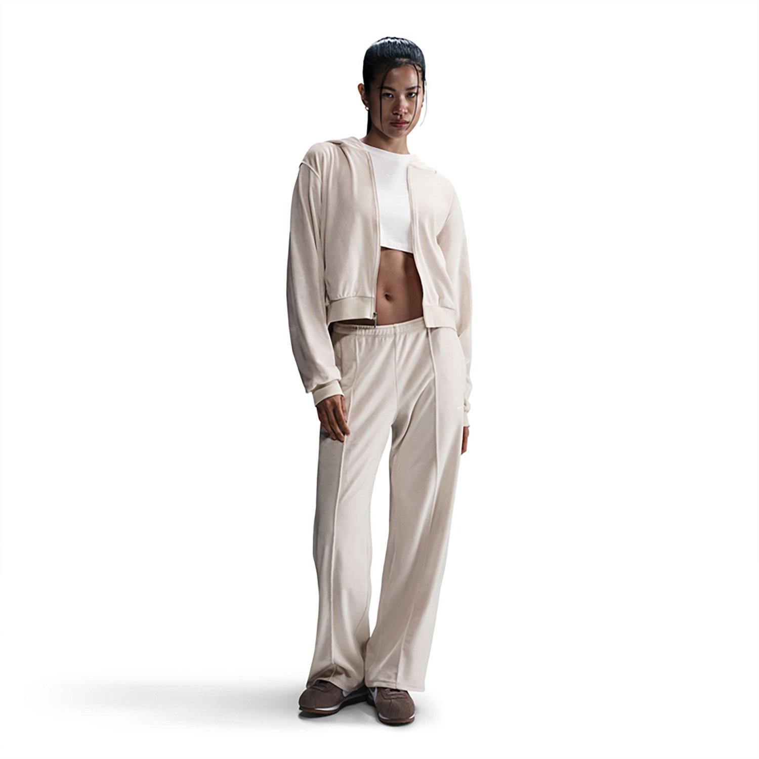 Nike Women's Sportswear Chill Knit Loose Velour Full-Zip Hoodie - view number 1