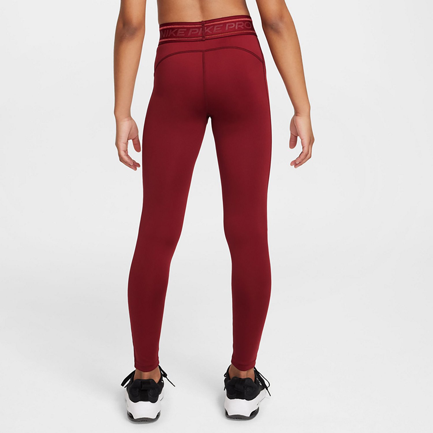 Nike Girls' Pro Dri-FIT Mid-Rise Leggings - view number 2