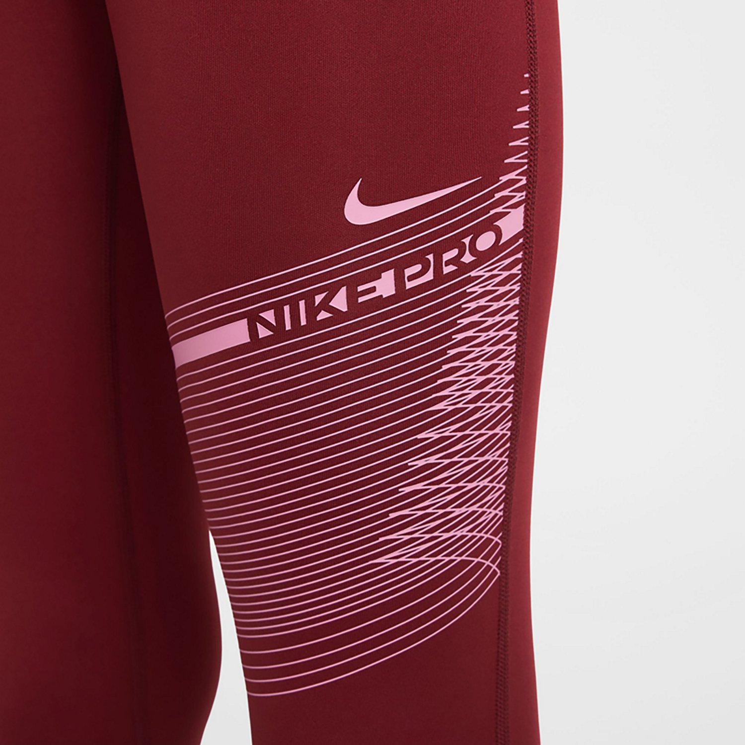 Nike Girls' Pro Dri-FIT Mid-Rise Leggings - view number 4