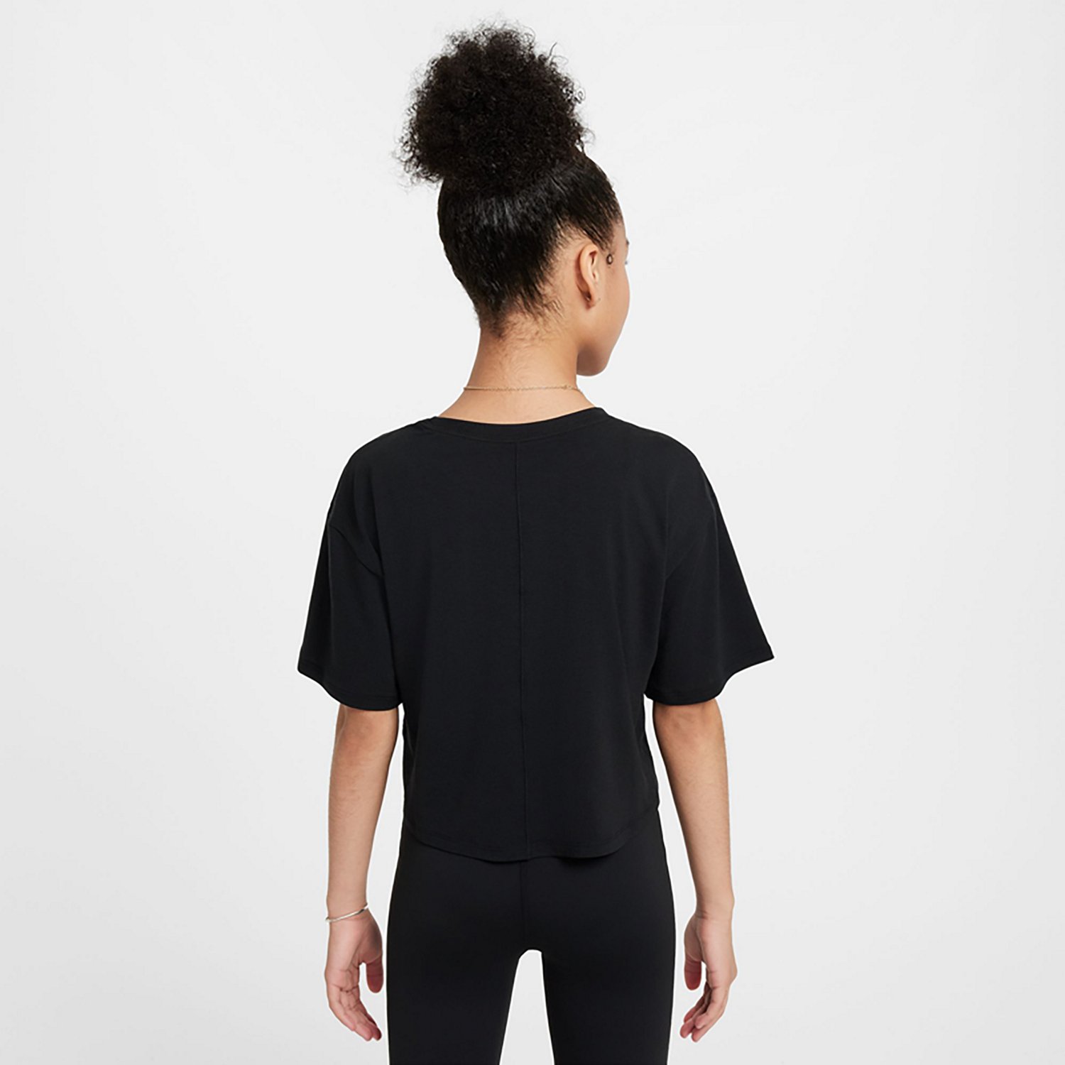 Nike Girls' One Relaxed Dri-FIT One Loose Short Sleeve Top - view number 2