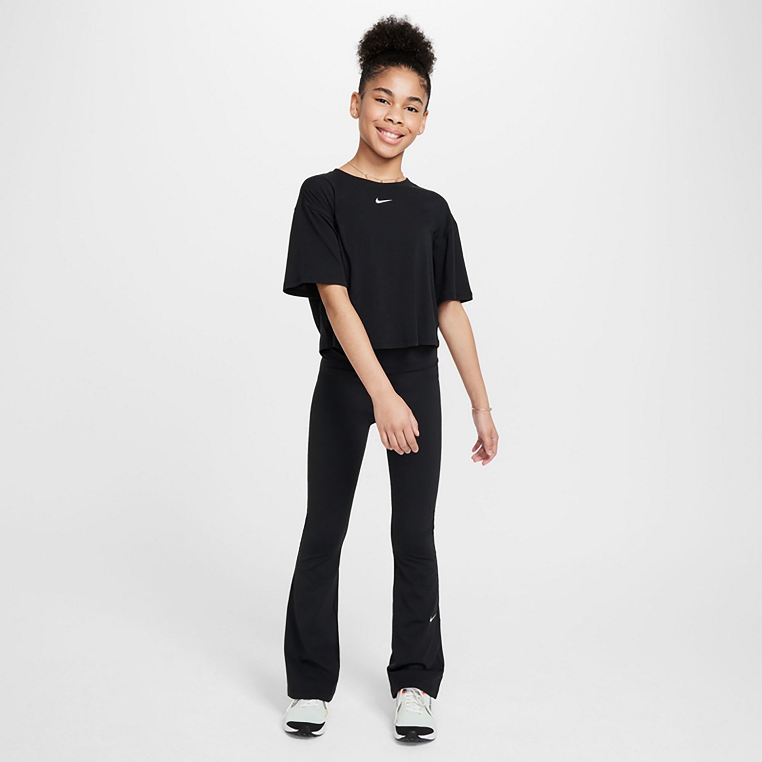 Nike Girls' One Relaxed Dri-FIT One Loose Short Sleeve Top - view number 4