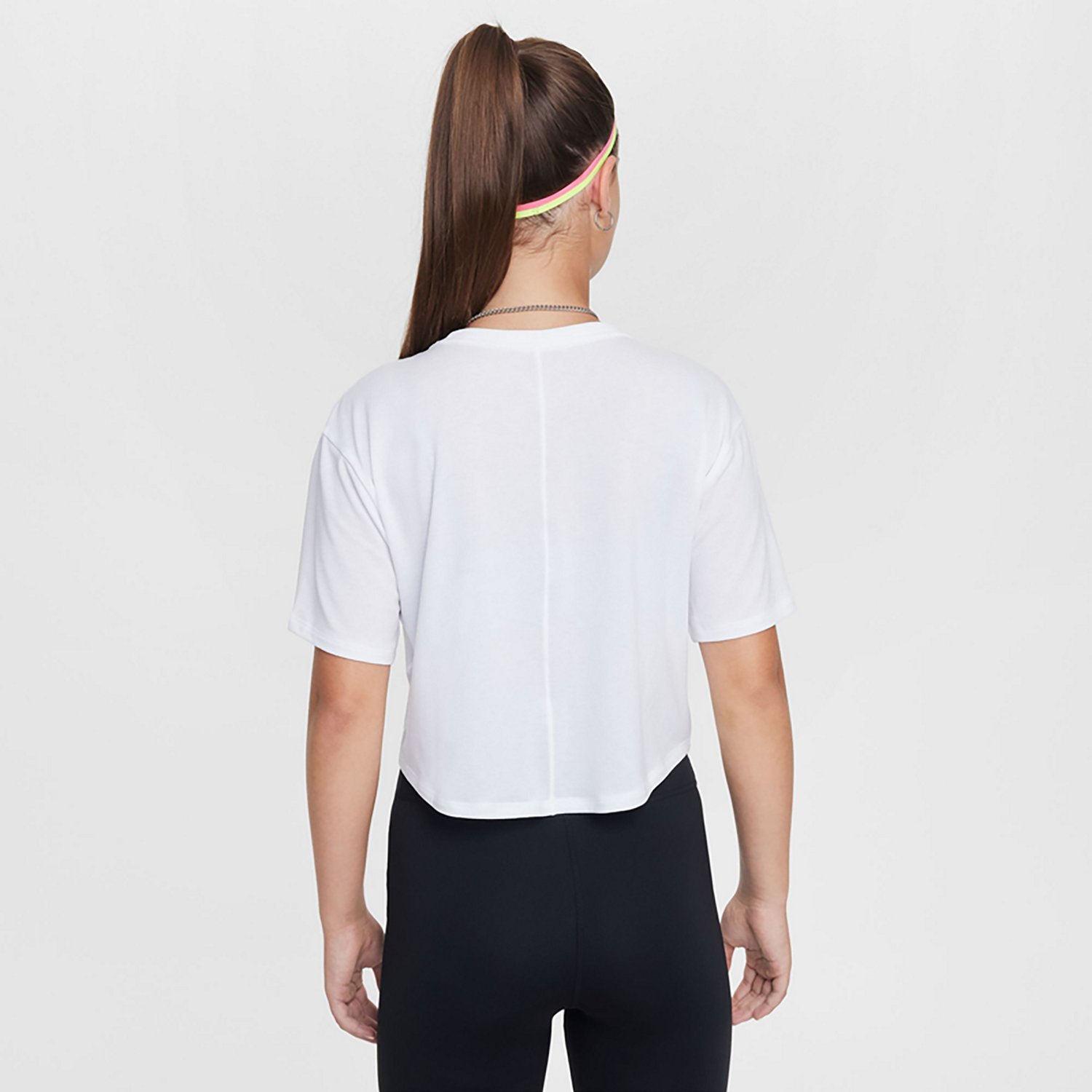 Nike Girls' One Relaxed Dri-FIT One Loose Short Sleeve Top - view number 2