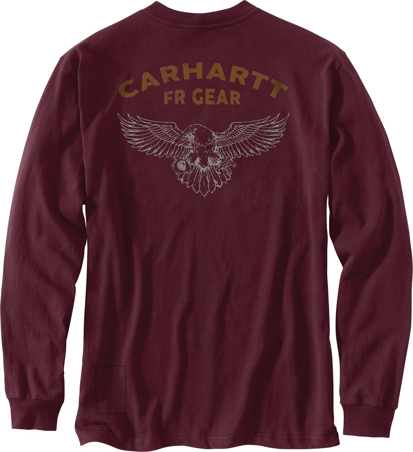 Carhartt Men's Flame Resistant Force Long Sleeve Eagle Graphic T-shirt - view number 3