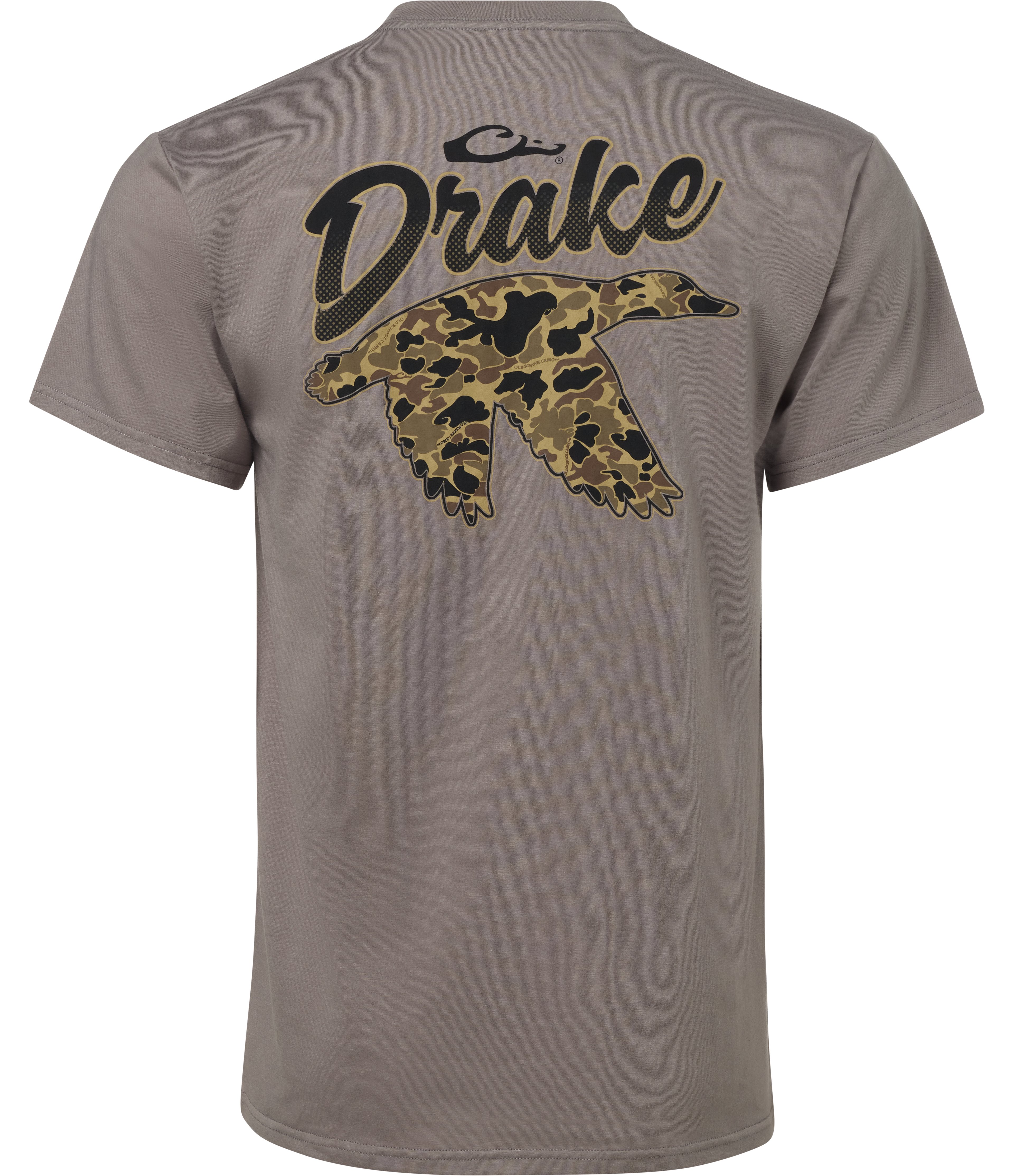 Drake Waterfowl Men's Retro Old Camo Duck Short Sleeve T-shirt