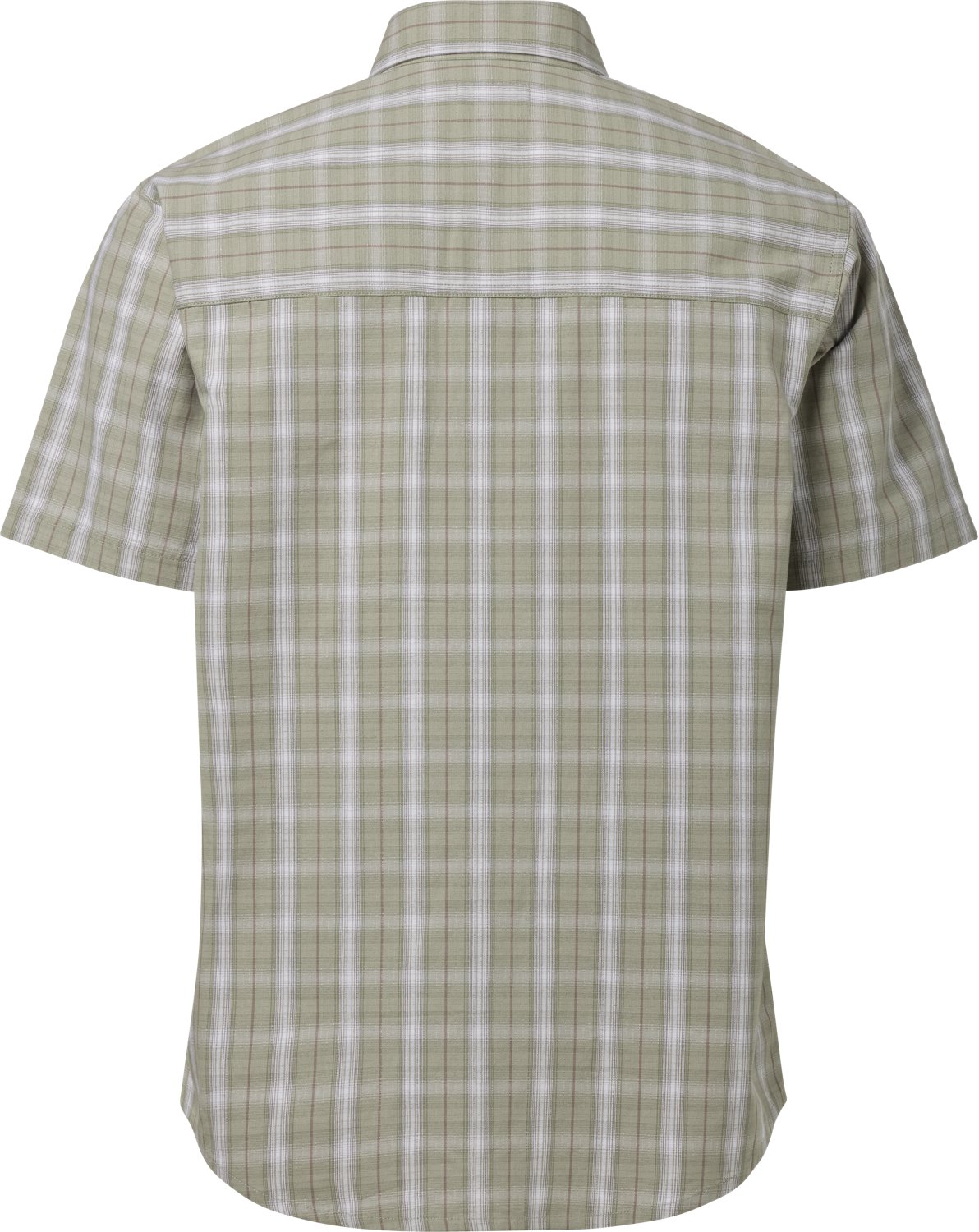 Brazos Men's Contractor Ripstop Plaid Short Sleeve Work Shirt - view number 2