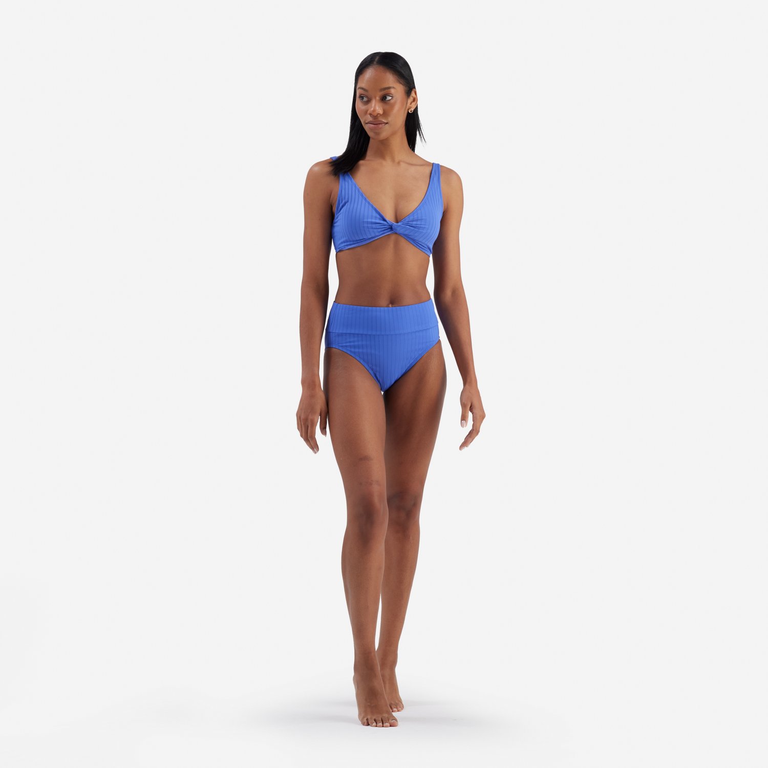 Freely Women's Clean Lines Banded High Waist Swim Briefs                                                                         - view number 2