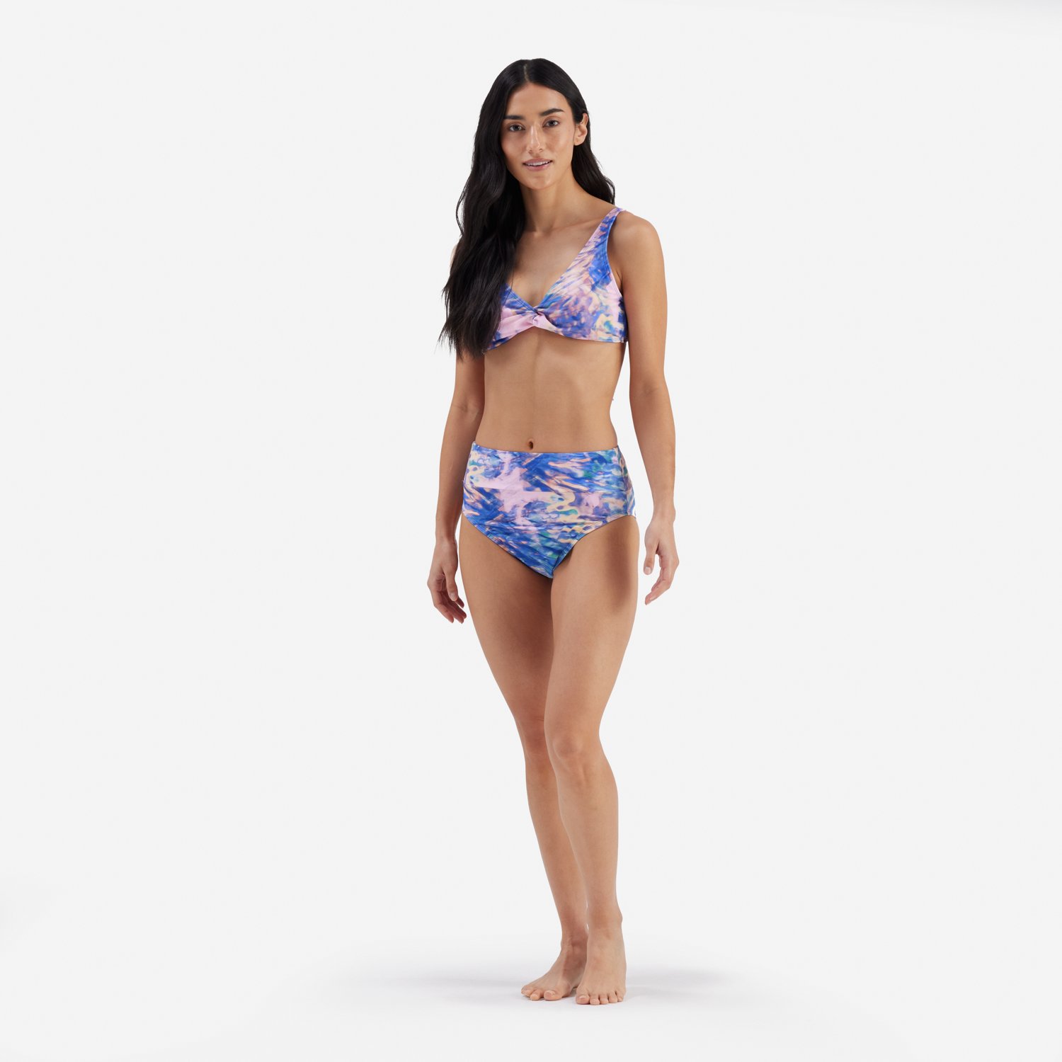 Freely Women's Kaleidoscope Banded High Waisted Swim Briefs                                                                      - view number 2