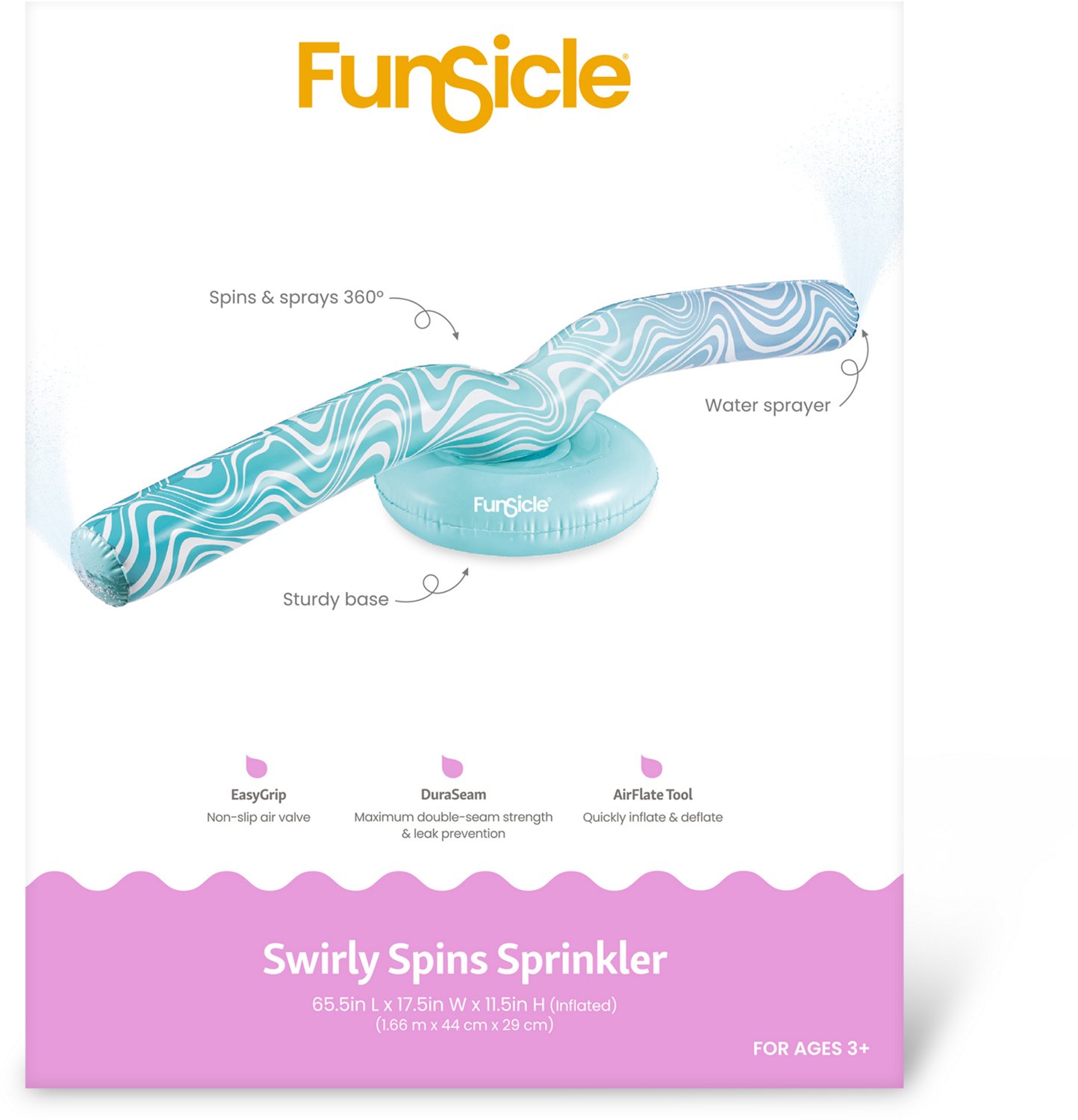 Funsicle Swirly Spins 5.5 ft Sprinkler - view number 4