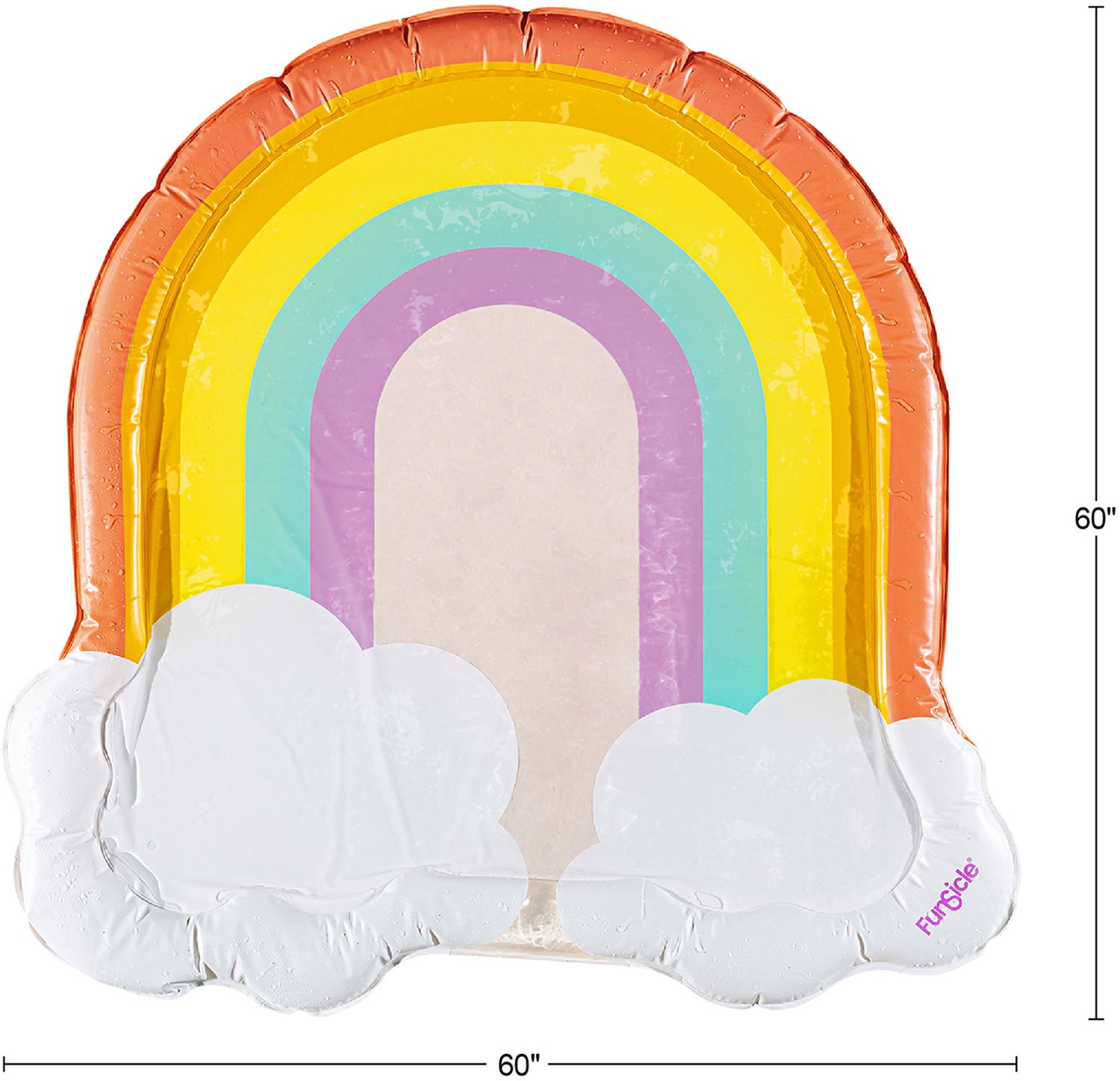 Funsicle Rainbow FunSpray 5 ft Splash Mat - view number 8