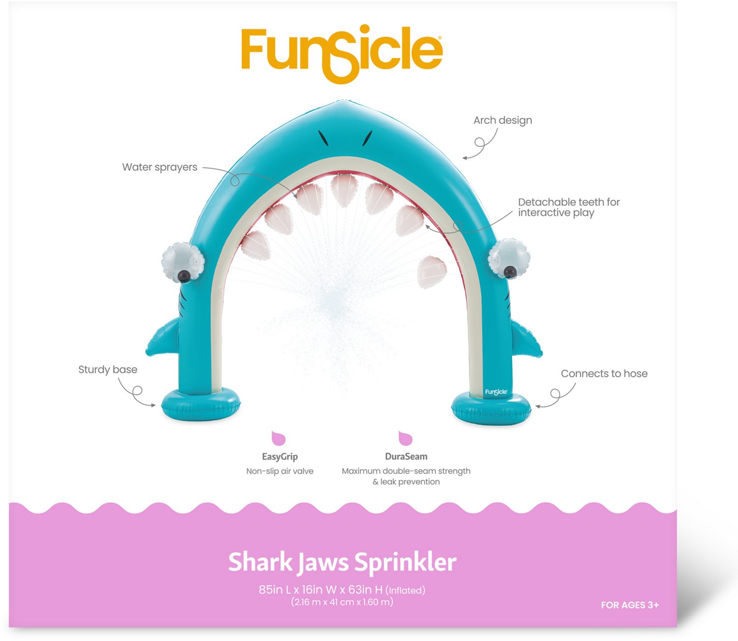 Funsicle Shark Jaws 7 ft Sprinkler - view number 5