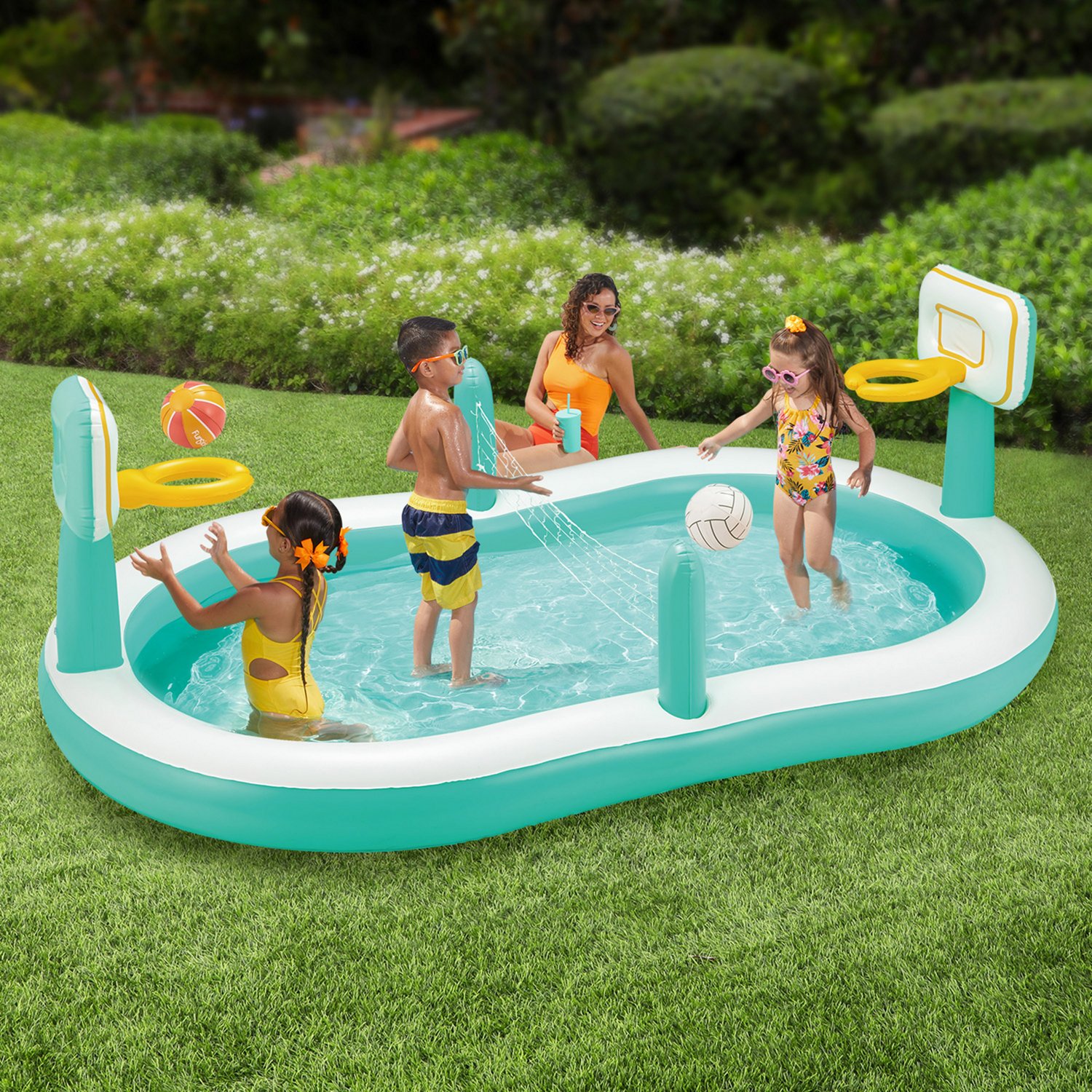 Funsicle Sports Arena 9.8 ft Inflatable Pool