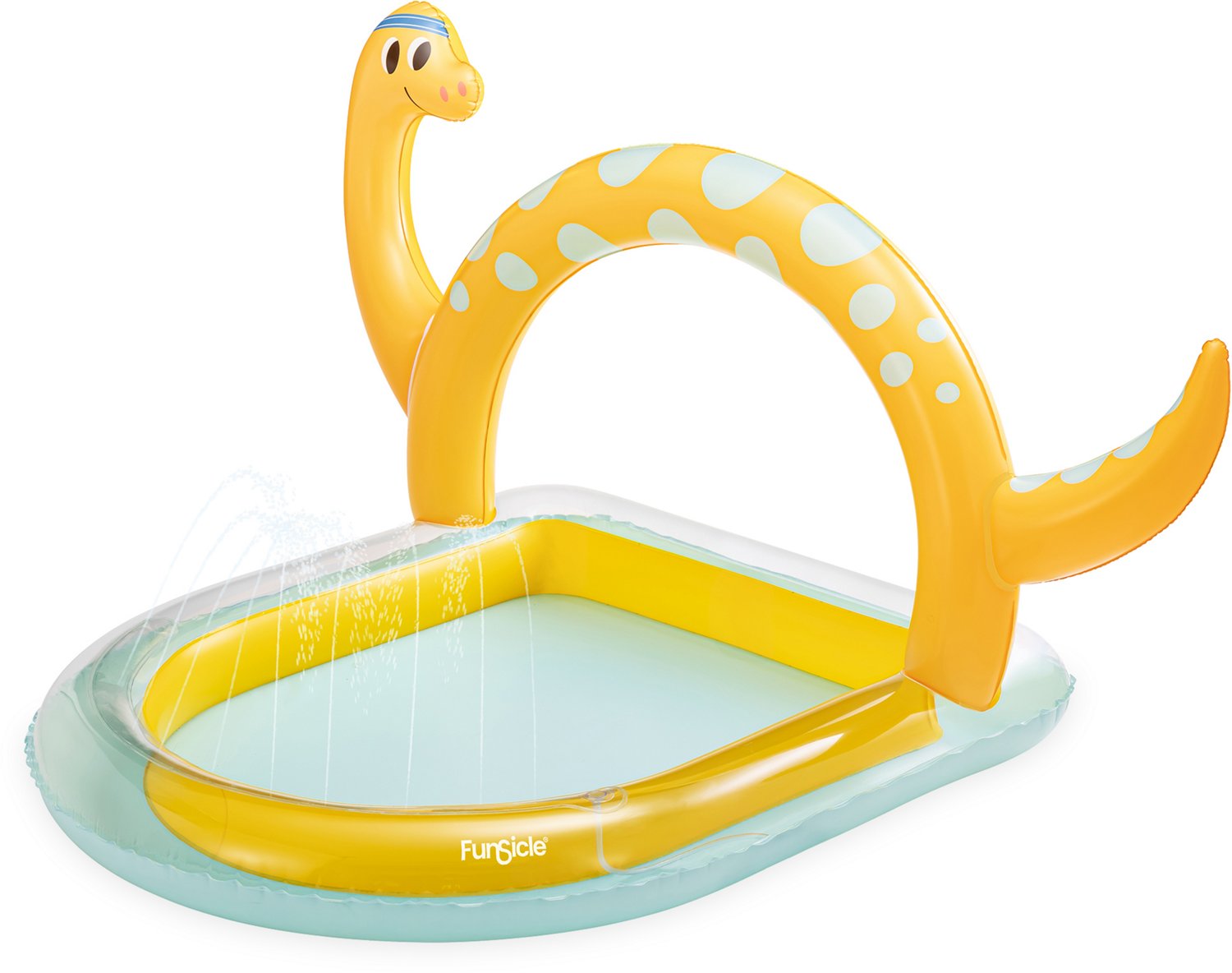 Funsicle Dino Arch Play 'n Spray 4.7 ft Inflatable Pool