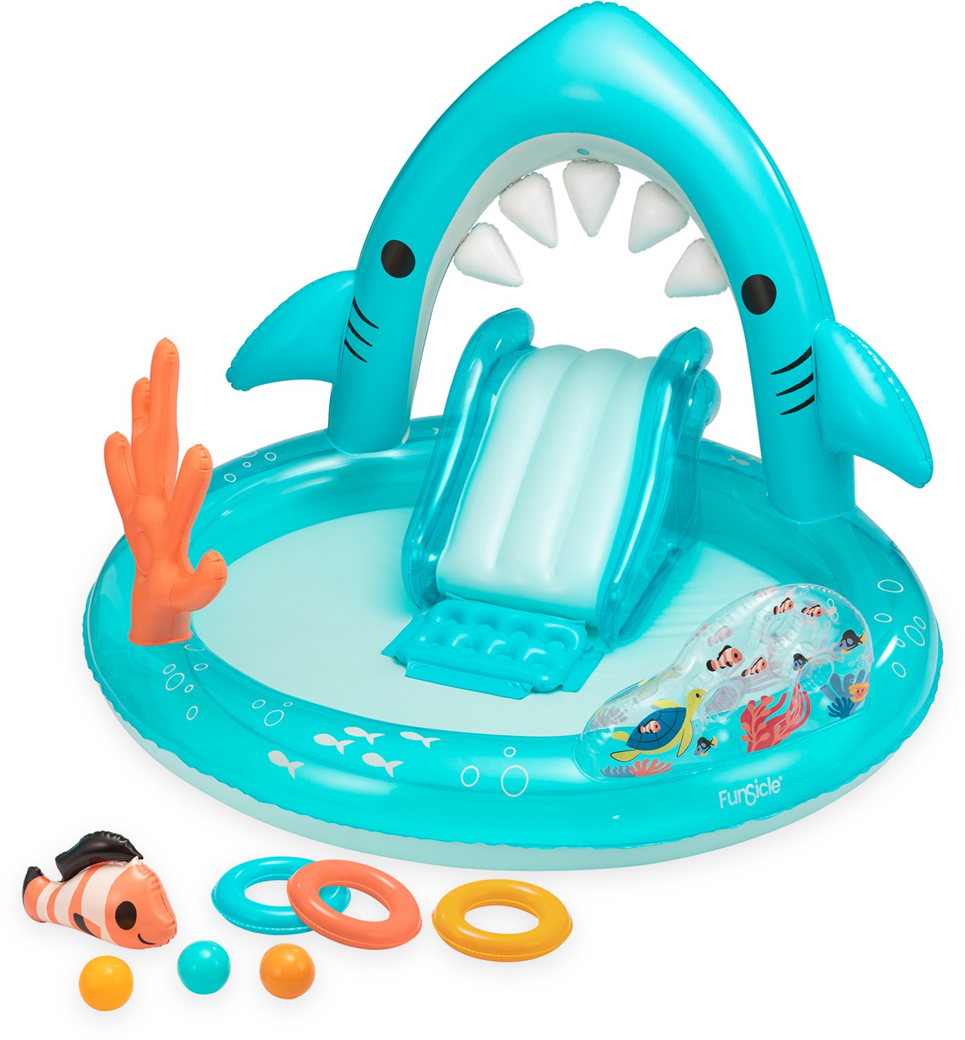 Funsicle Shark Jaws Playcenter 5.8 ft Inflatable Pool - view number 8