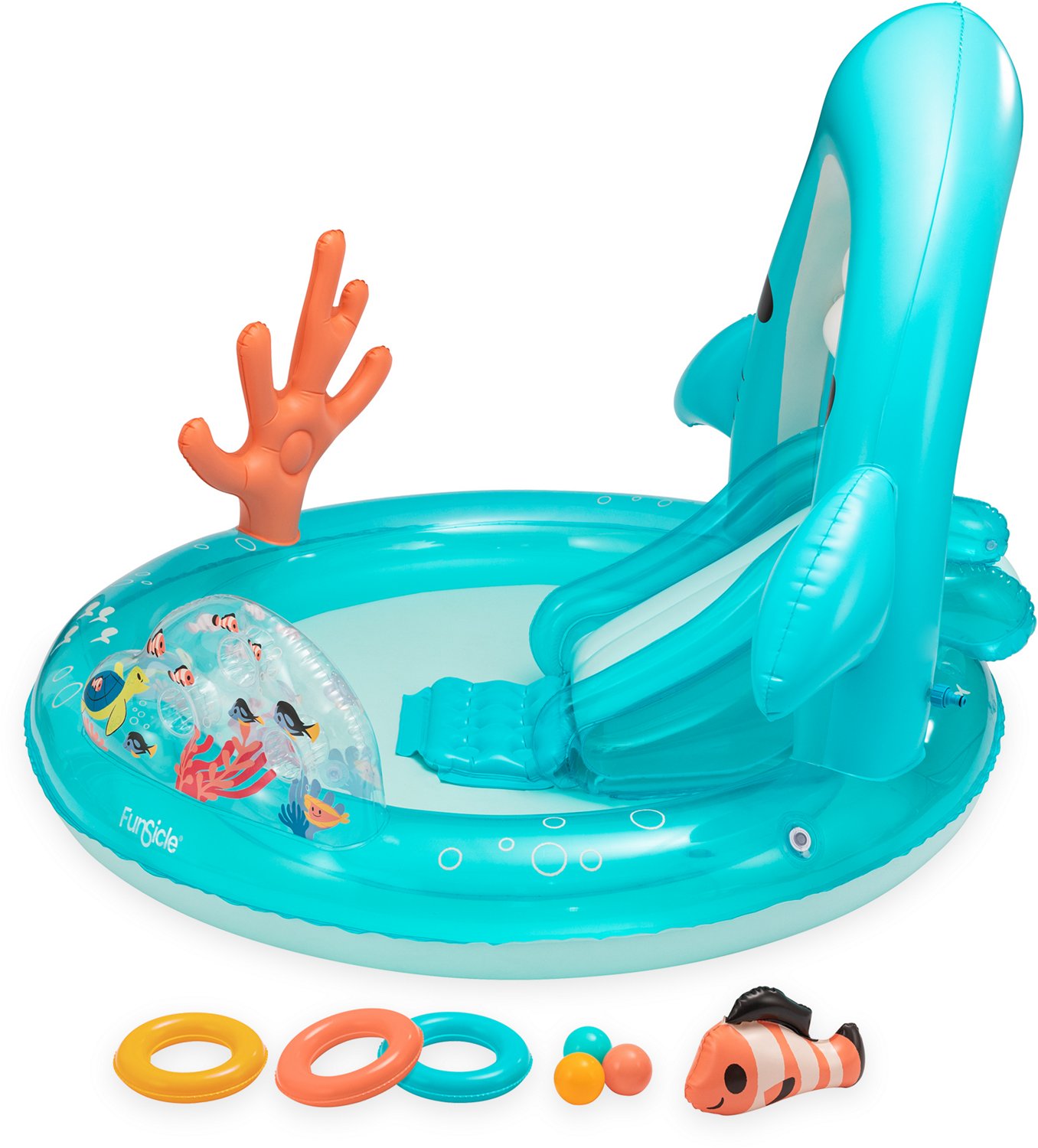 Funsicle Shark Jaws Playcenter 5.8 ft Inflatable Pool - view number 3