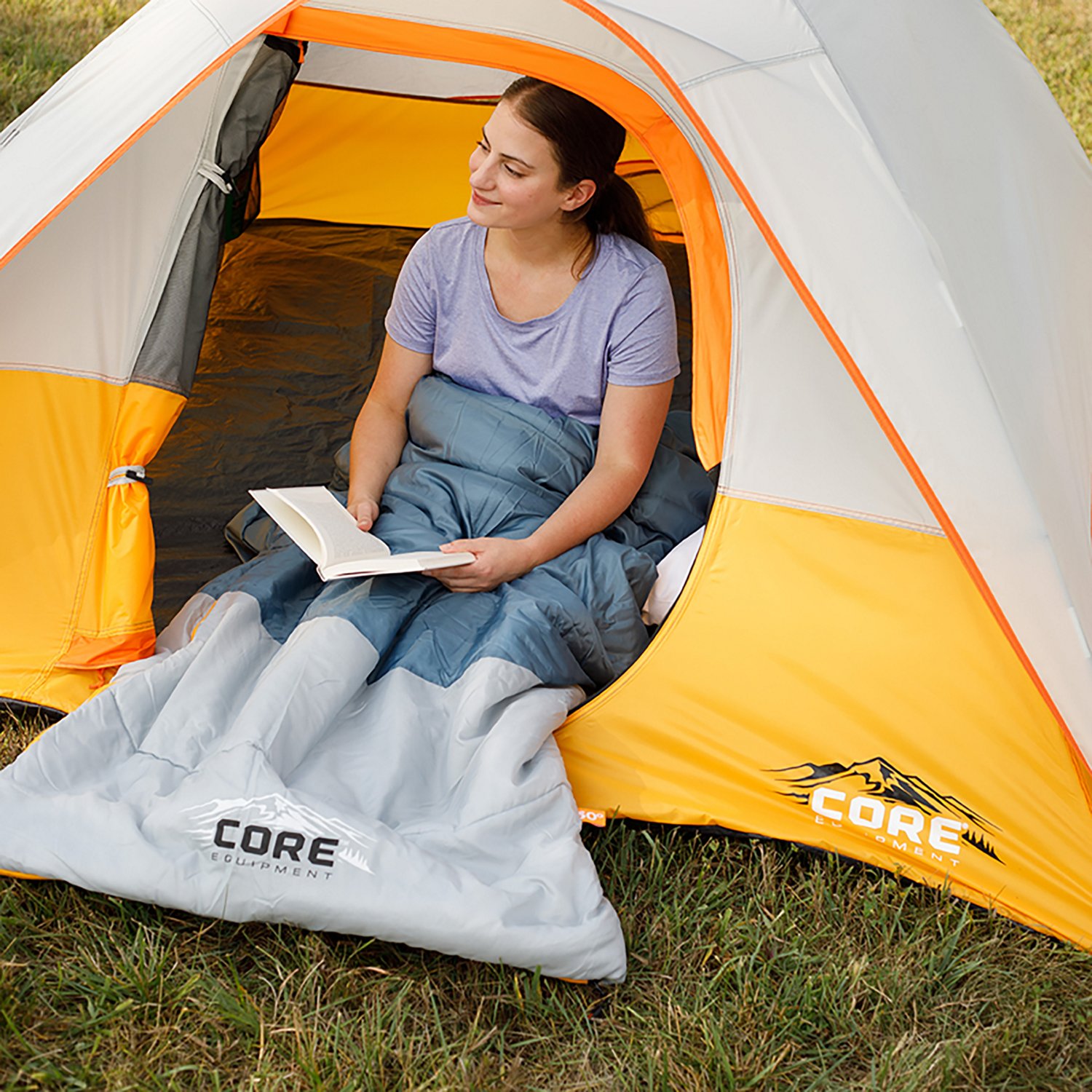 CORE Equipment 50F Rectangle Sleeping Bag - view number 7