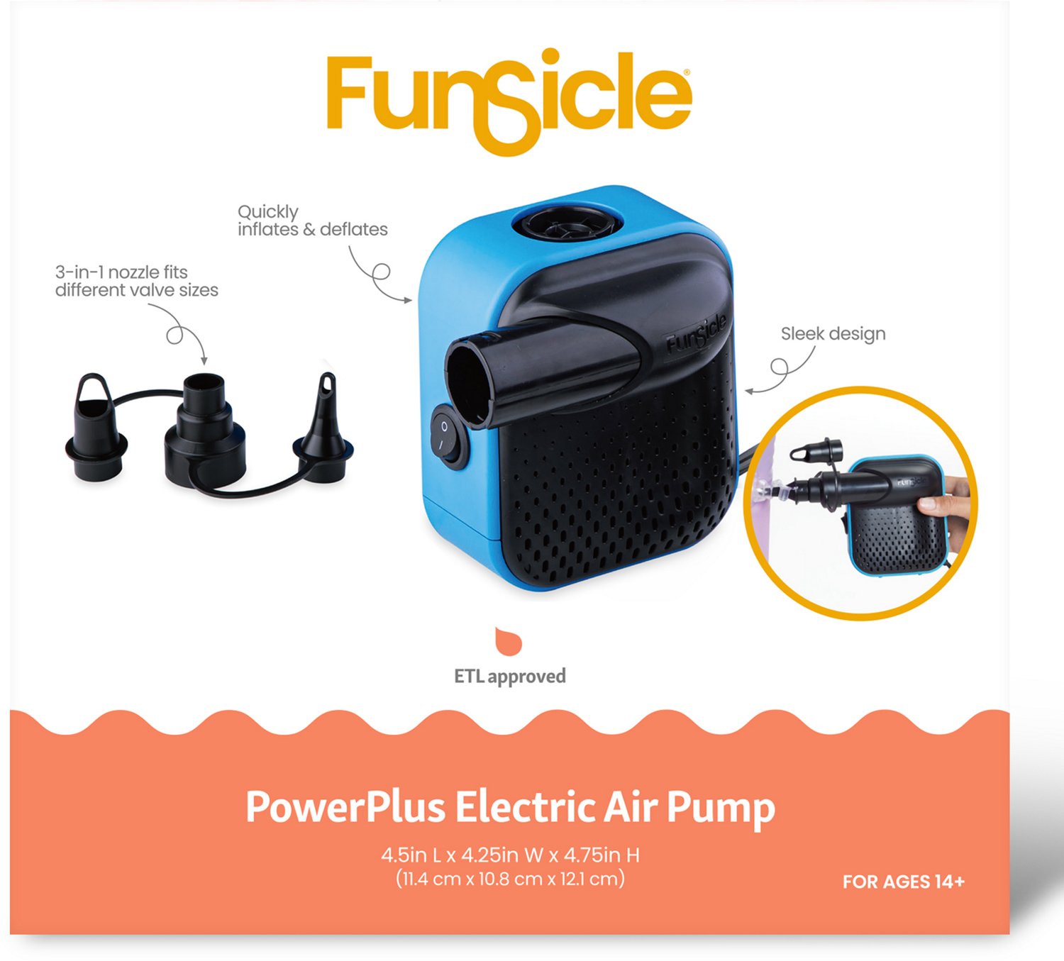Funsicle PowerPlus Electric Air Pump                                                                                             - view number 4