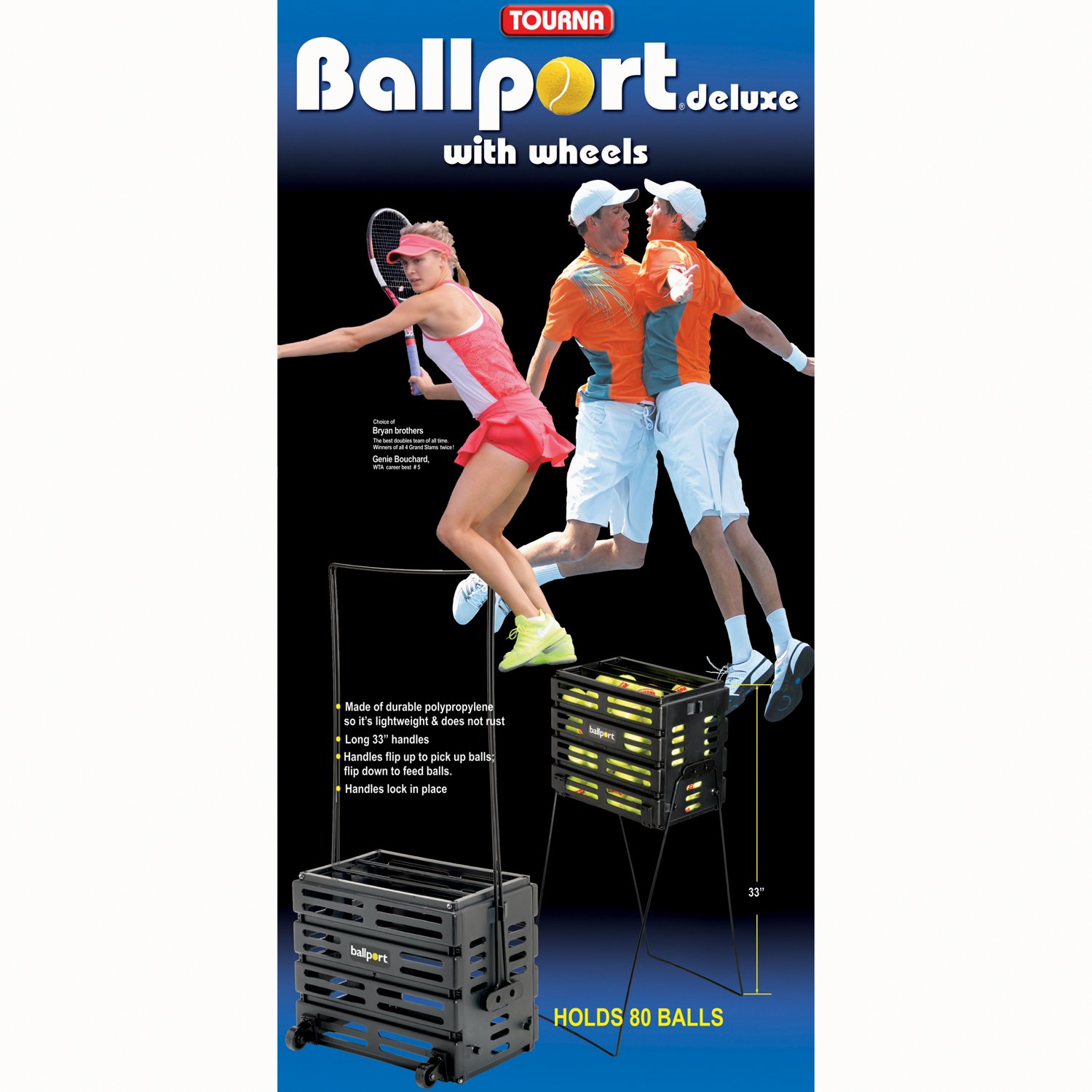 Tourna Deluxe Ballport Tennis Ball Hopper - view number 3