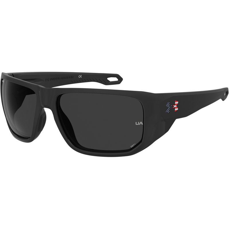 Under Armour Men's Attack 2 Matte Sunglasses Black/Grey - Case Sunglasses at Academy Sports