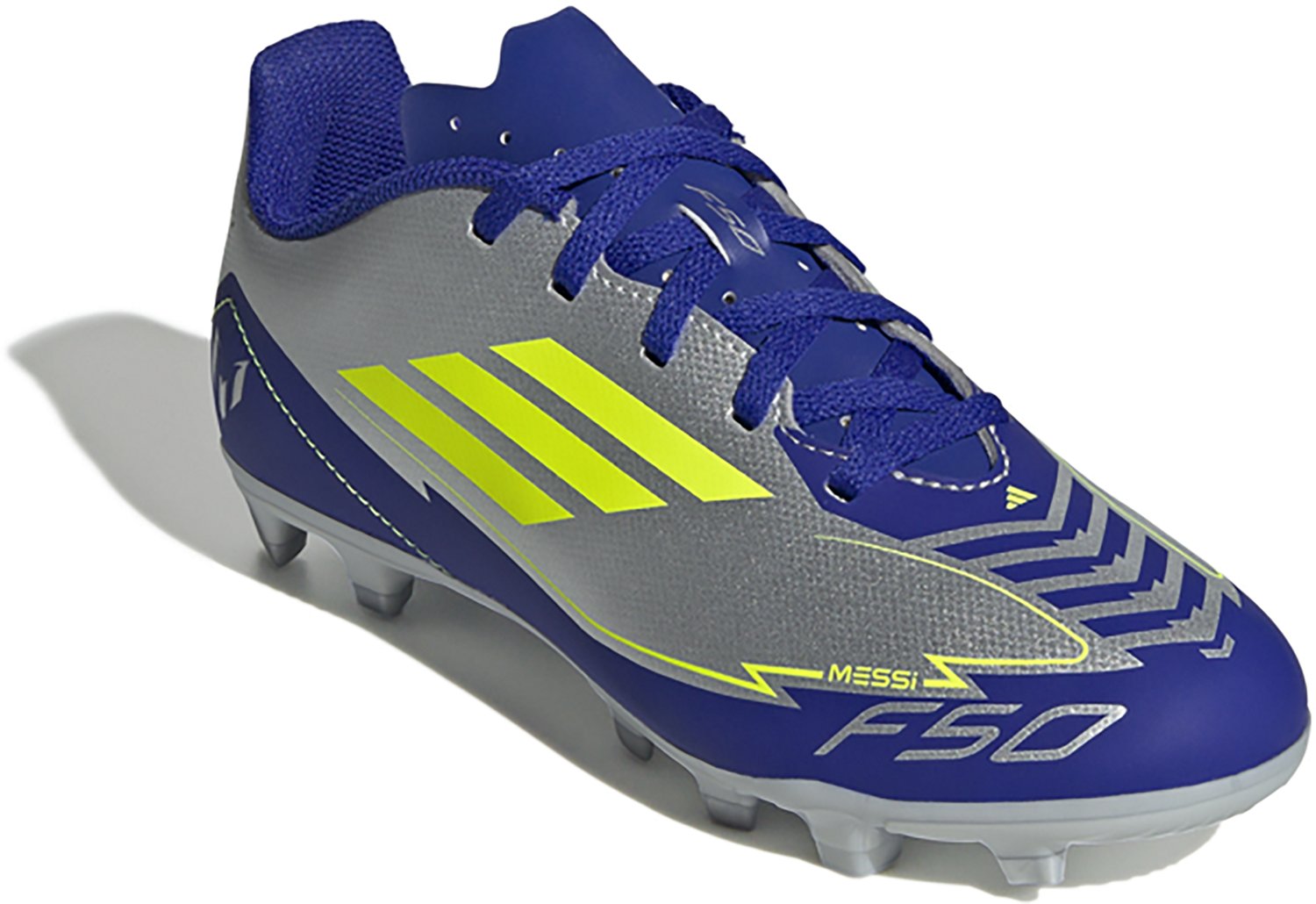 adidas Kids F50 Club Firm Ground Messi Soccer Cleats - view number 3