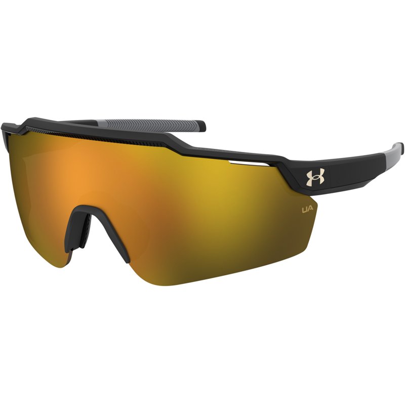 Under Armour Level Up Non-Polarized Sunglasses Black/Gold - Case Sunglasses at Academy Sports