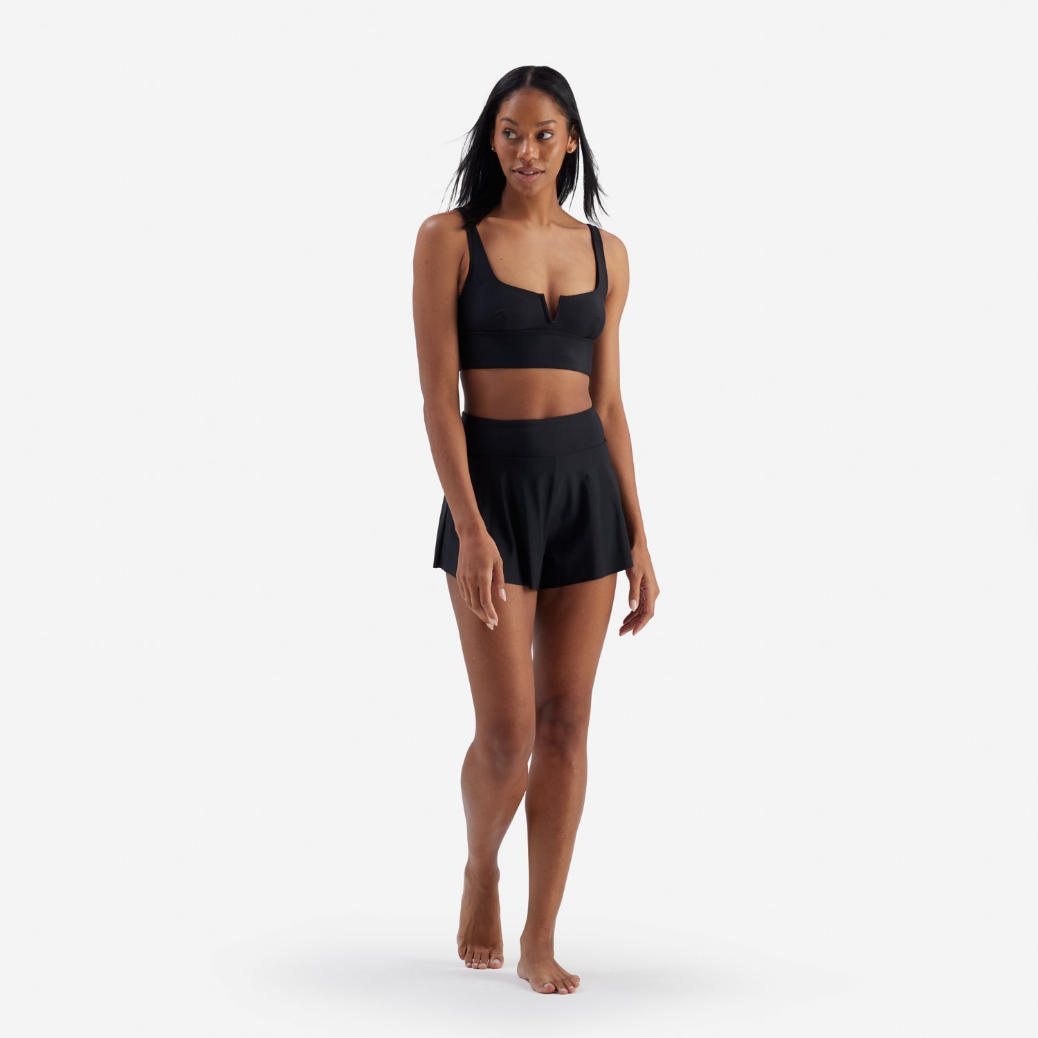 Freely Women's Flirty High Waist Swim Shorts                                                                                     - view number 2