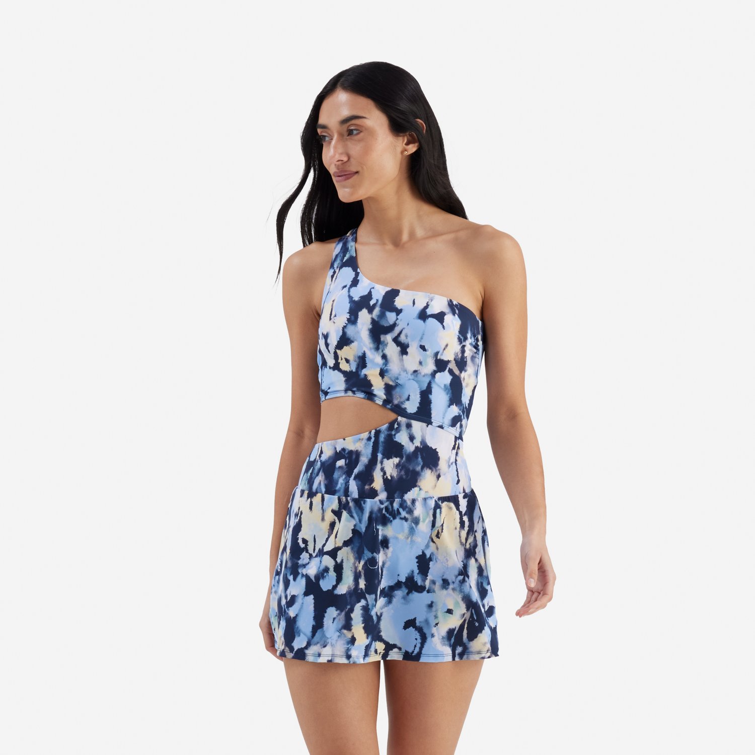 Freely Women's Wild Spots Asymetrical Swimdress