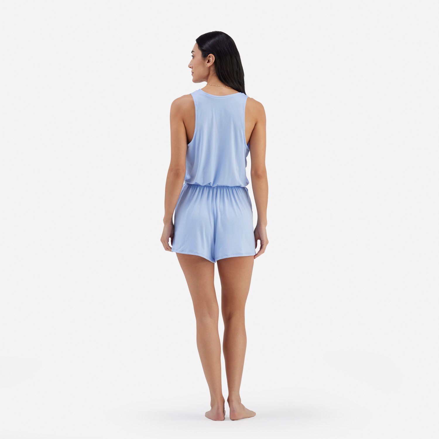 Freely Women's Solid V-neck Romper Swim Cover Up                                                                                 - view number 3