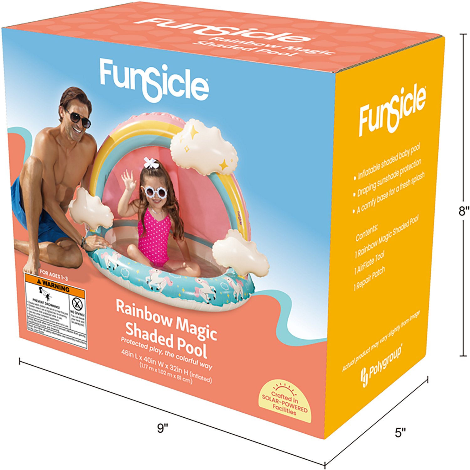 Funsicle Rainbow Magic Shaded Pool                                                                                               - view number 6