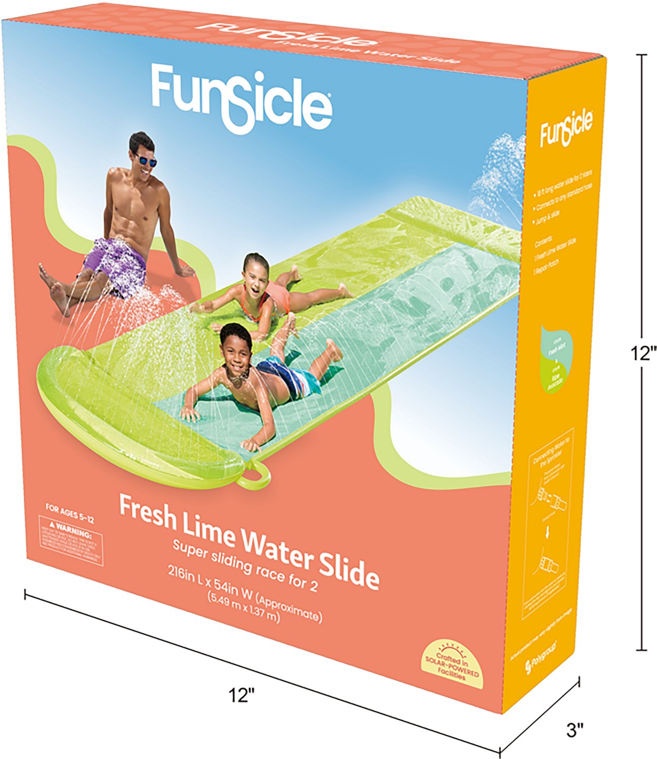 Funsicle Fresh Lime 2-Lane 18 ft Water Slide - view number 6