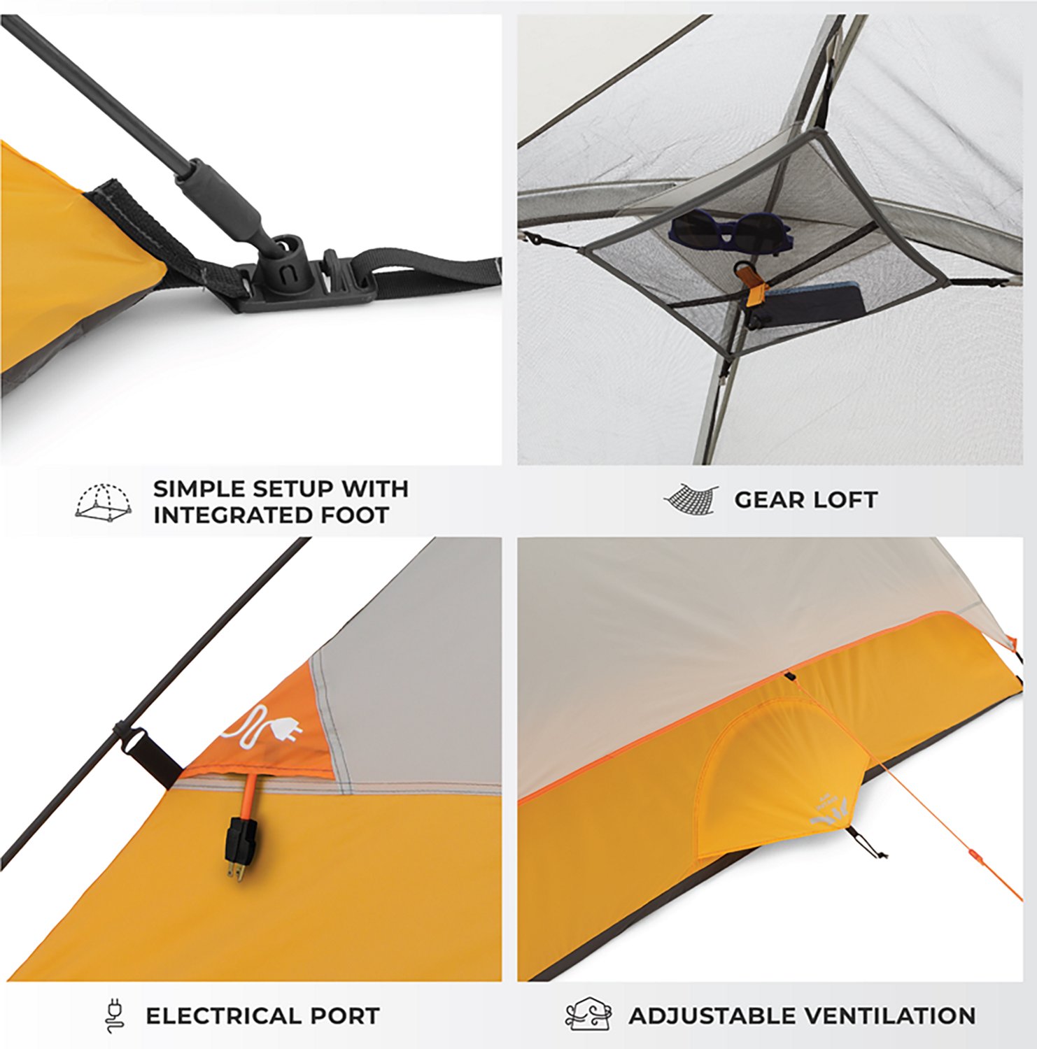 CORE Equipment 4 Person Dome Tent                                                                                                - view number 3