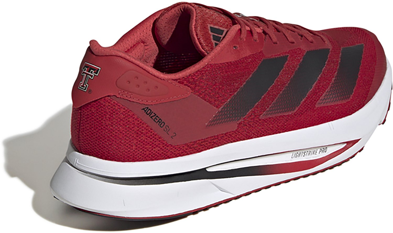 adidas Men's Texas Tech Red Raiders Adizero SL 2 Running Shoes - view number 4