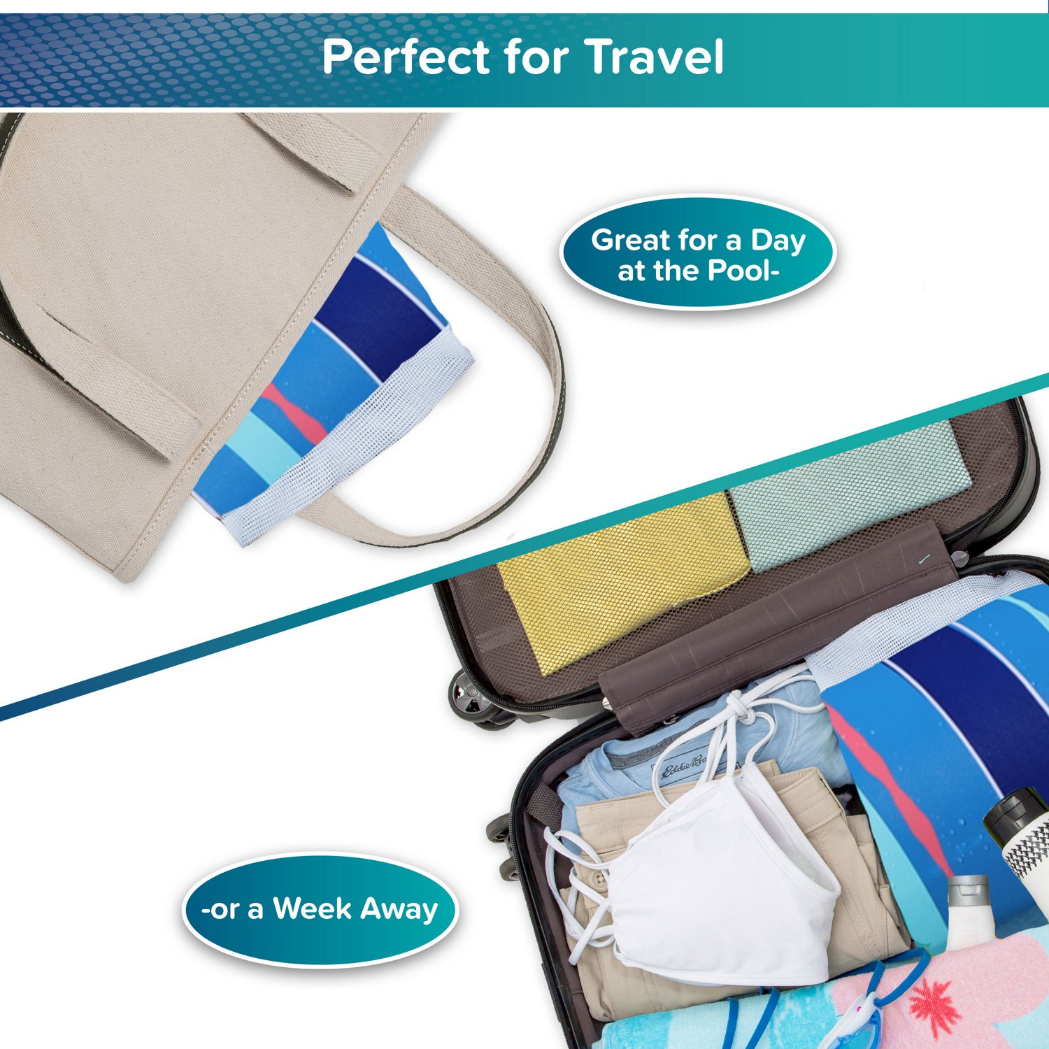 Aqua-Leisure 4-in-1 Monterey Striped Pool Hammock                                                                                - view number 3