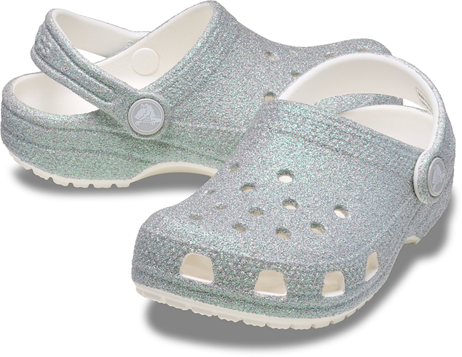 Crocs Kids' Iridescent Glitter Clog - view number 4