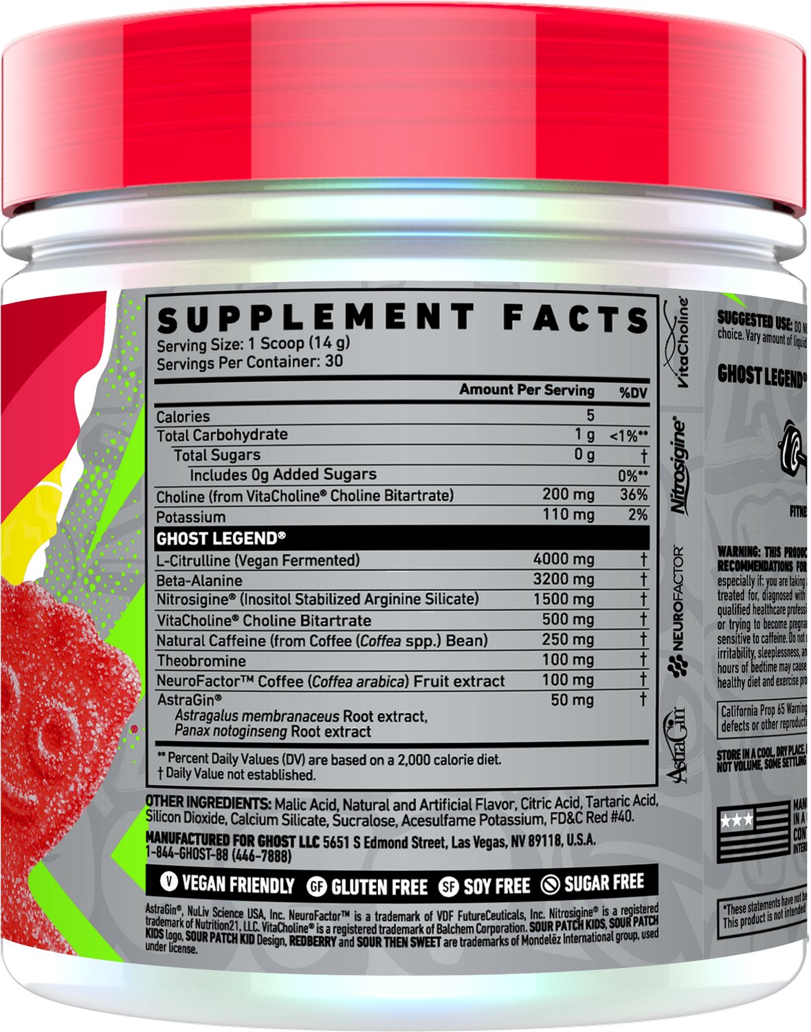 GHOST LEGEND V3 Blue Raspberry Pre-Workout Supplement - view number 2