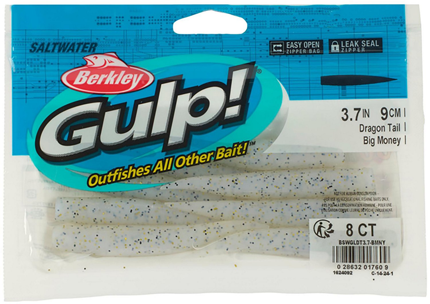 Berkley Gulp! Saltwater Dragon Tail 8-Pack                                                                                       - view number 2