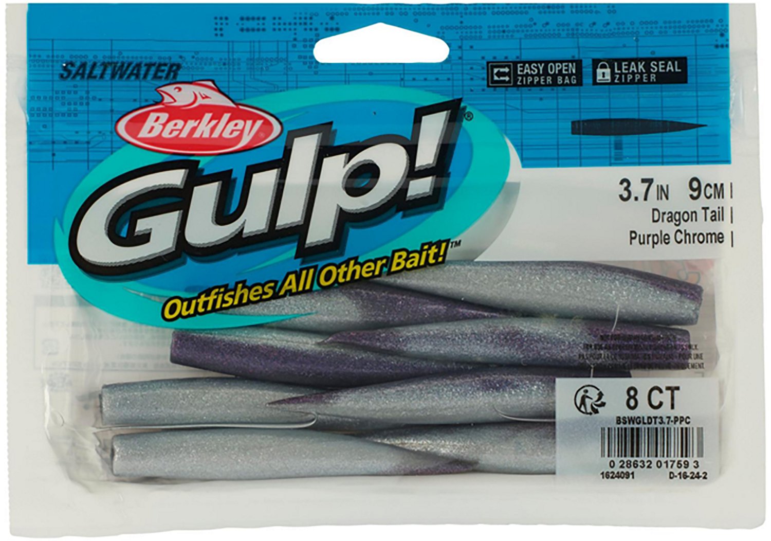 Berkley Gulp! Saltwater Dragon Tail 8-Pack                                                                                       - view number 2
